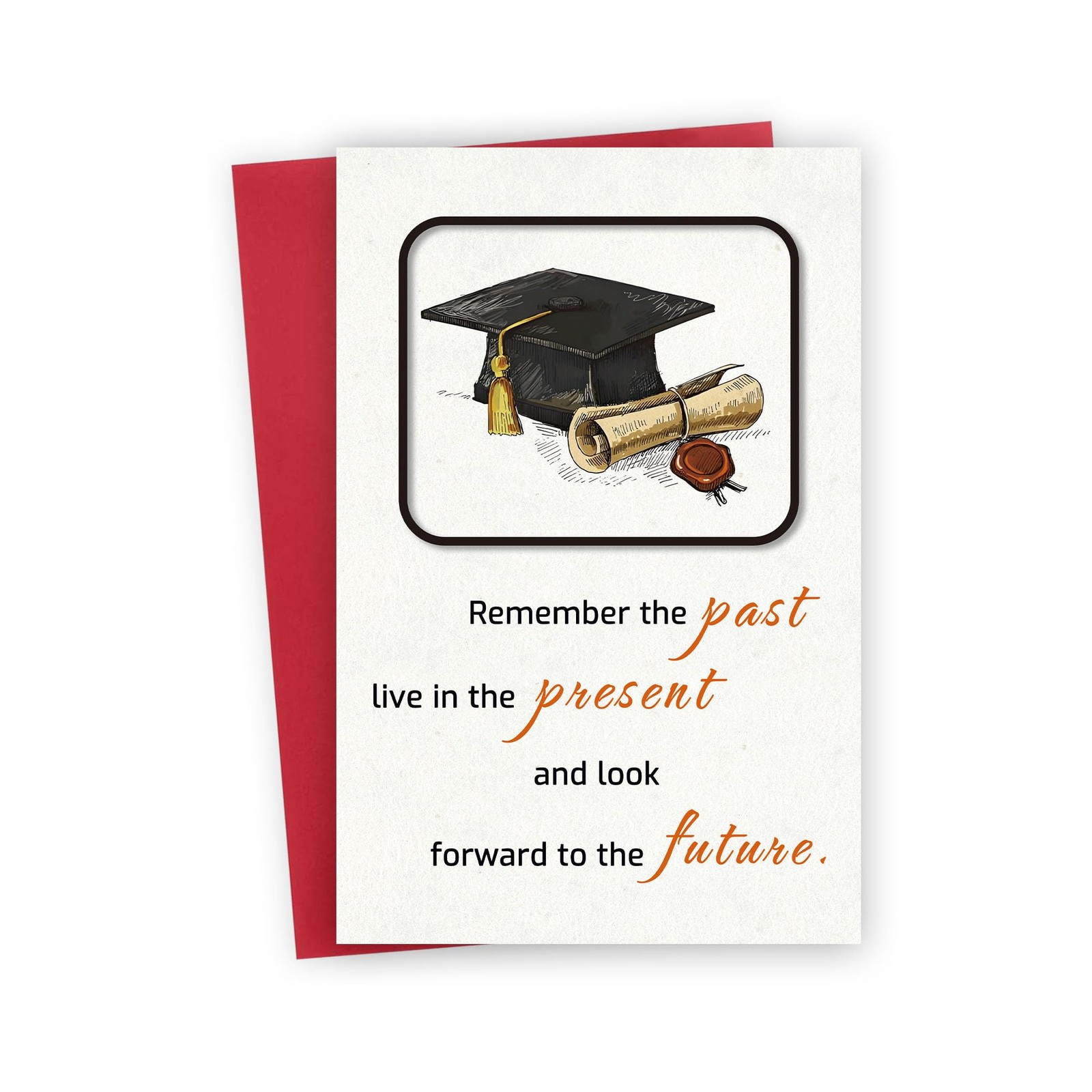 Graduation Card, High School College and University Graduation Gift, Congratulat