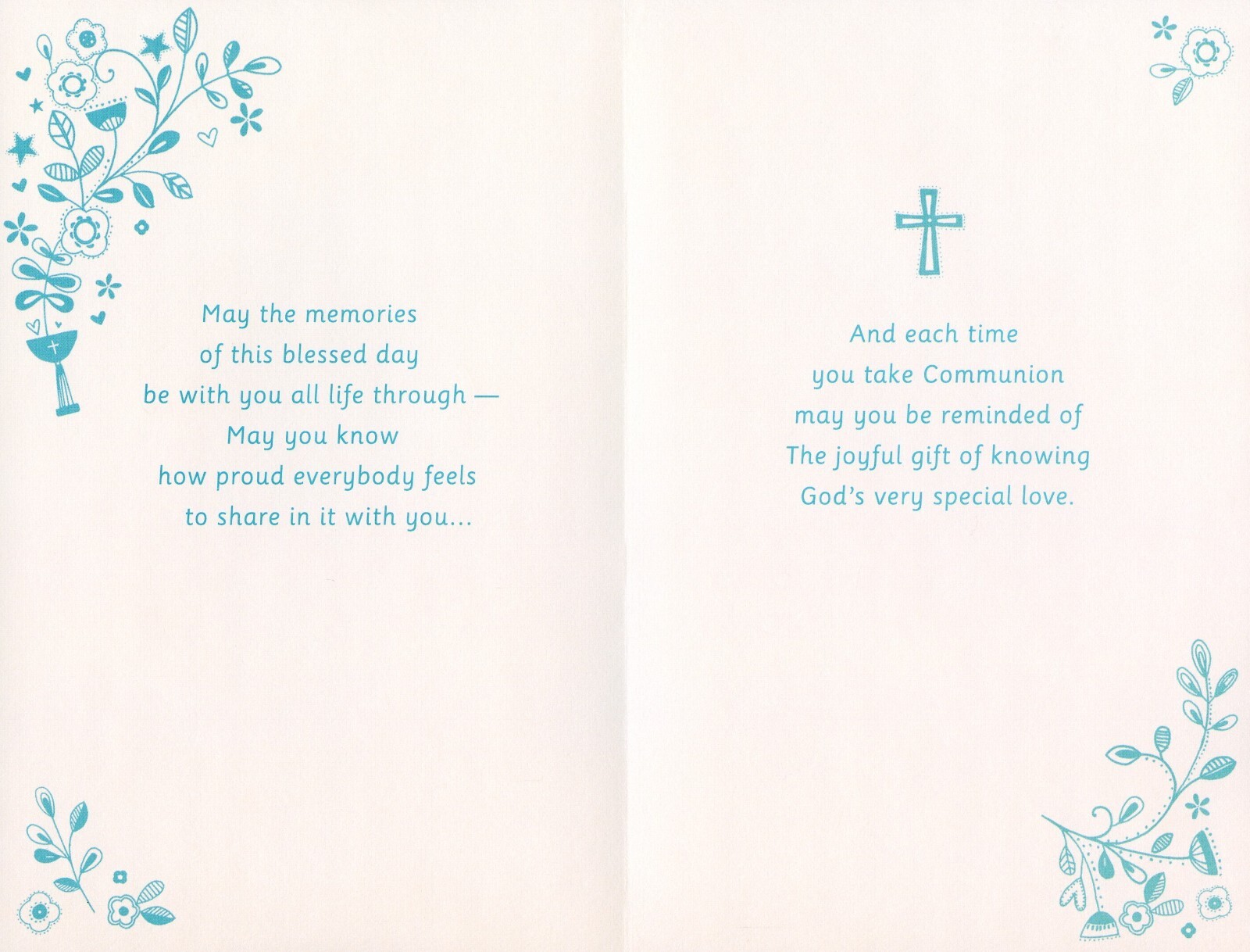 Nice FIRST COMMUNION Card, Bless You God’s Special Love by American Greetings +✉