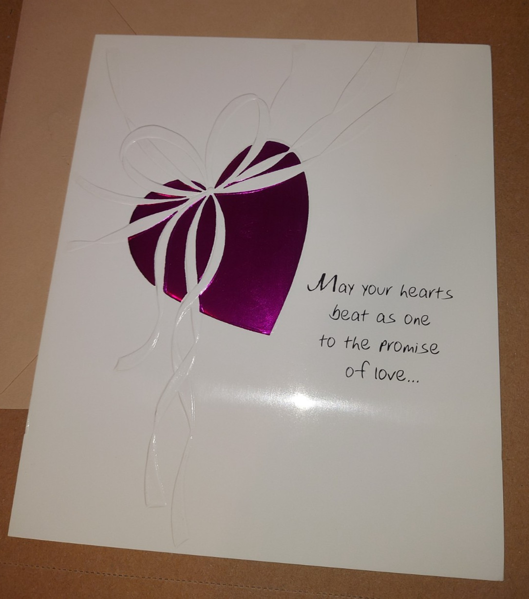 CONGRATULATIONS TO A VERY SPECIAL COUPLE Wedding Greeting Card 6.25 x 5.25