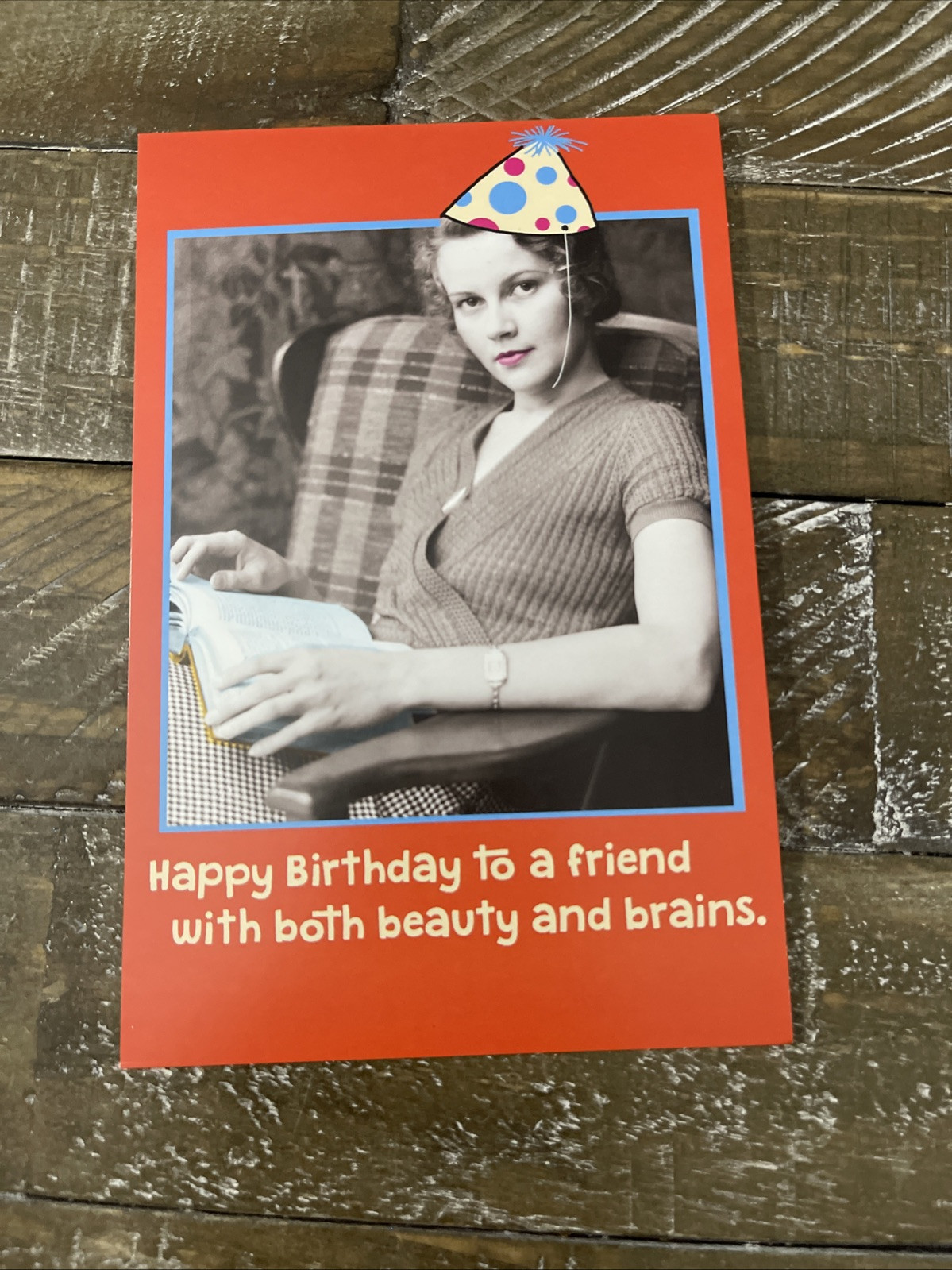 American Greetings Greeting Card Beauty And Brains