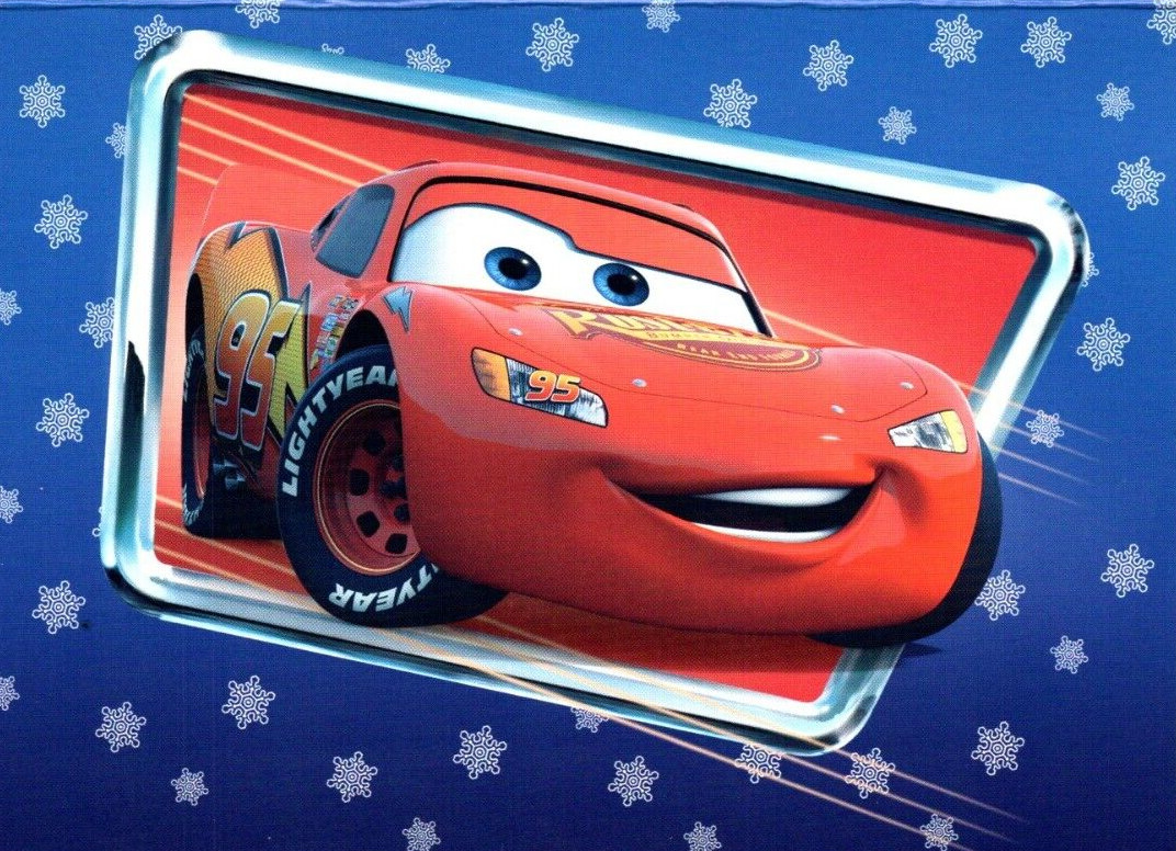 Lightning McQueen DISNEY CARS Paper Magic Christmas Greeting Card Envelope MG71b