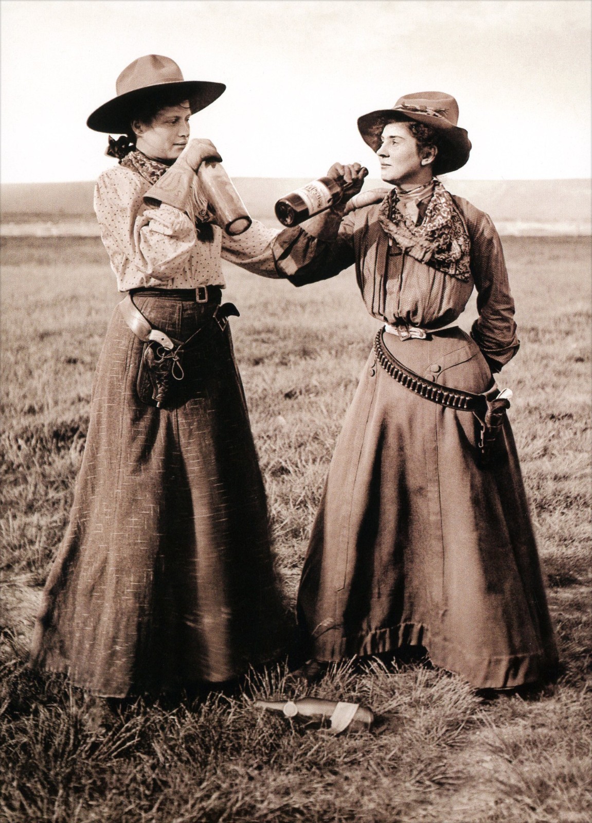 Funny BIRTHDAY Card, Western Women Happy Hour Wine by Avanti America + Envelope