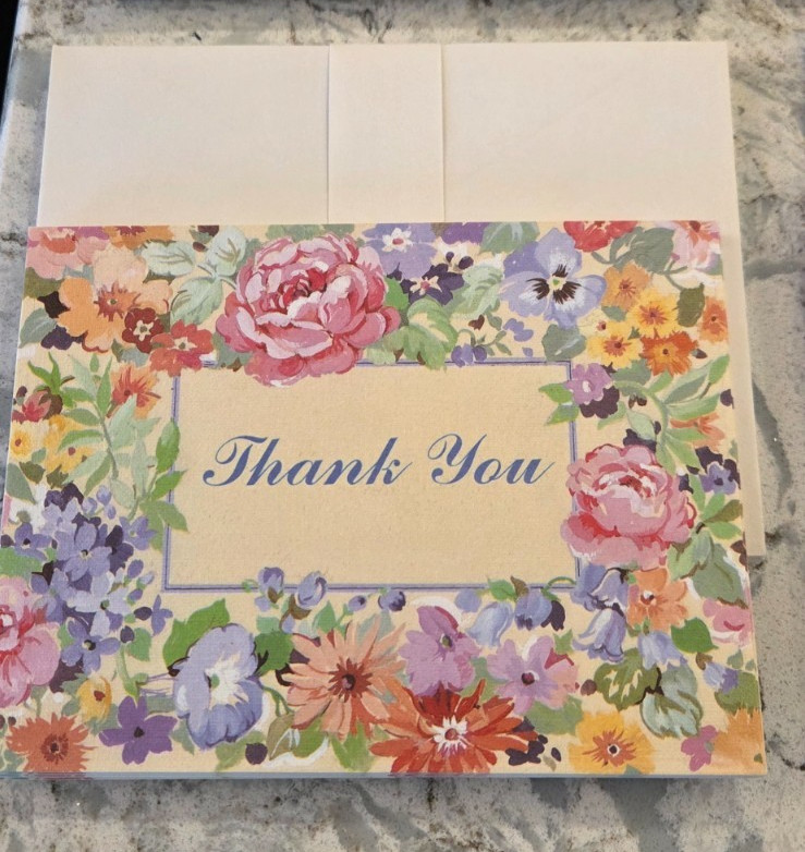 New Vintage Thank You Cards Greeting Cards Lot of 49 USA Made