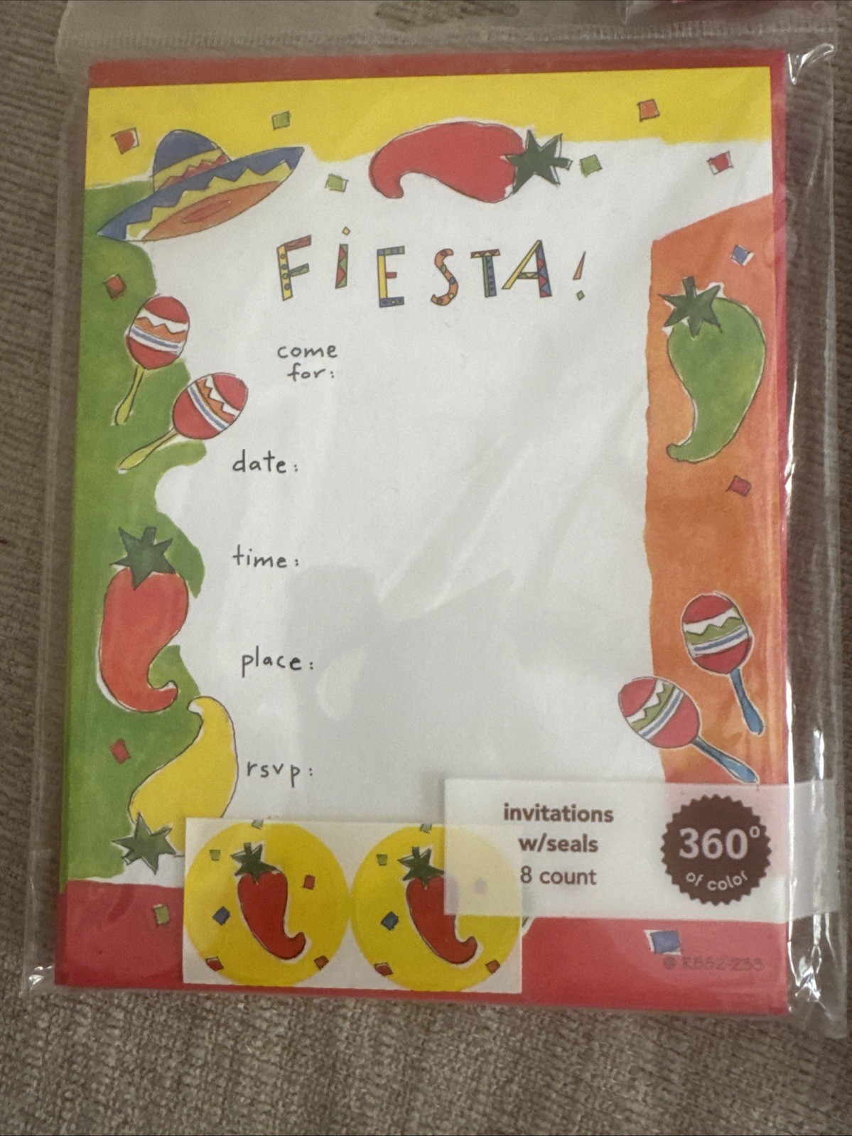 Assorted Invitation & Envelopes Golf Hula Cookout Christmas Fiesta Poker Casino