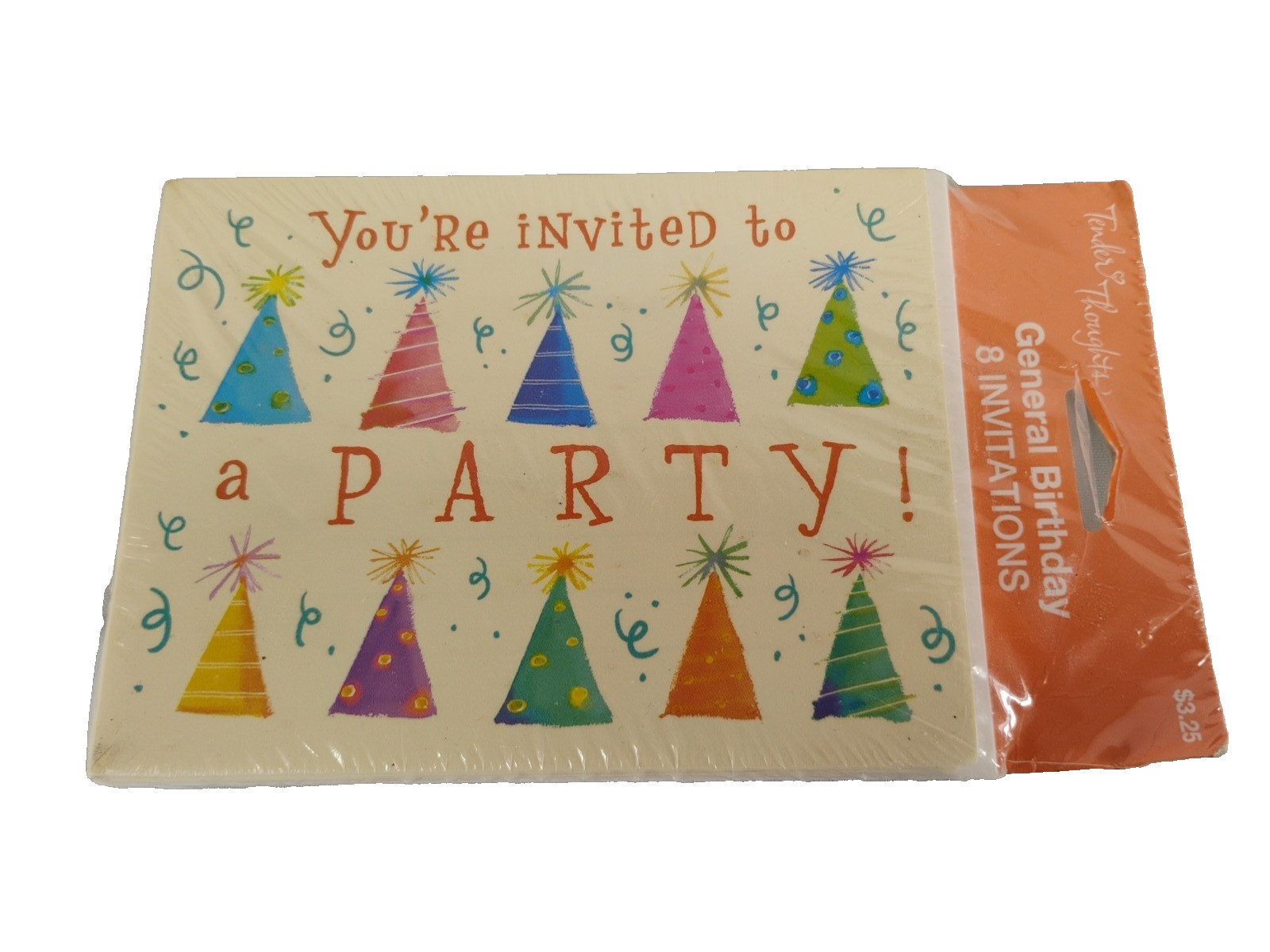 Vintage 1980s NOS Tender Thoughts General Birthday Invitations Party Kids