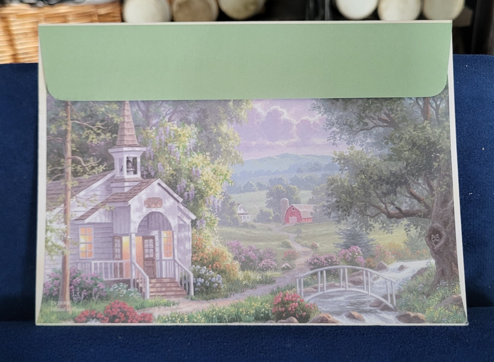 His Delight Greetings Happy Easter! Religious Card W/ Bible Verse & Envelope