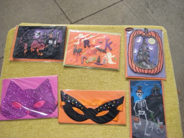 Lot of 6 PAPYRUS Halloween Cards new sealed # A