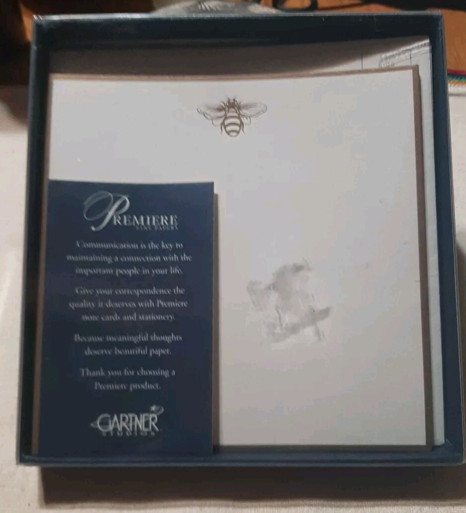 Gartner Studios 9 Blank Bumblebee Bee Note Cards & Envelopes BEEKEEPER TAKE NOTE