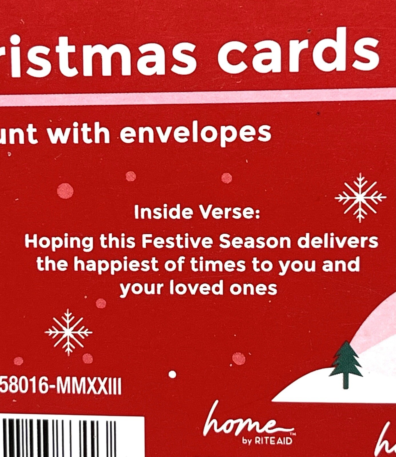 Pinecone 12 Pack Christmas Cards w/ Envelopes Letters To Santa Mailbox NEW