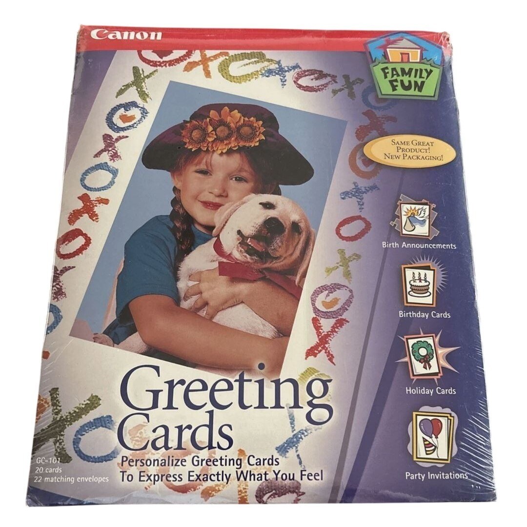 Canon Greeting Cards Personalize 20 Cards 22 Envelopes Invitations/Celebration