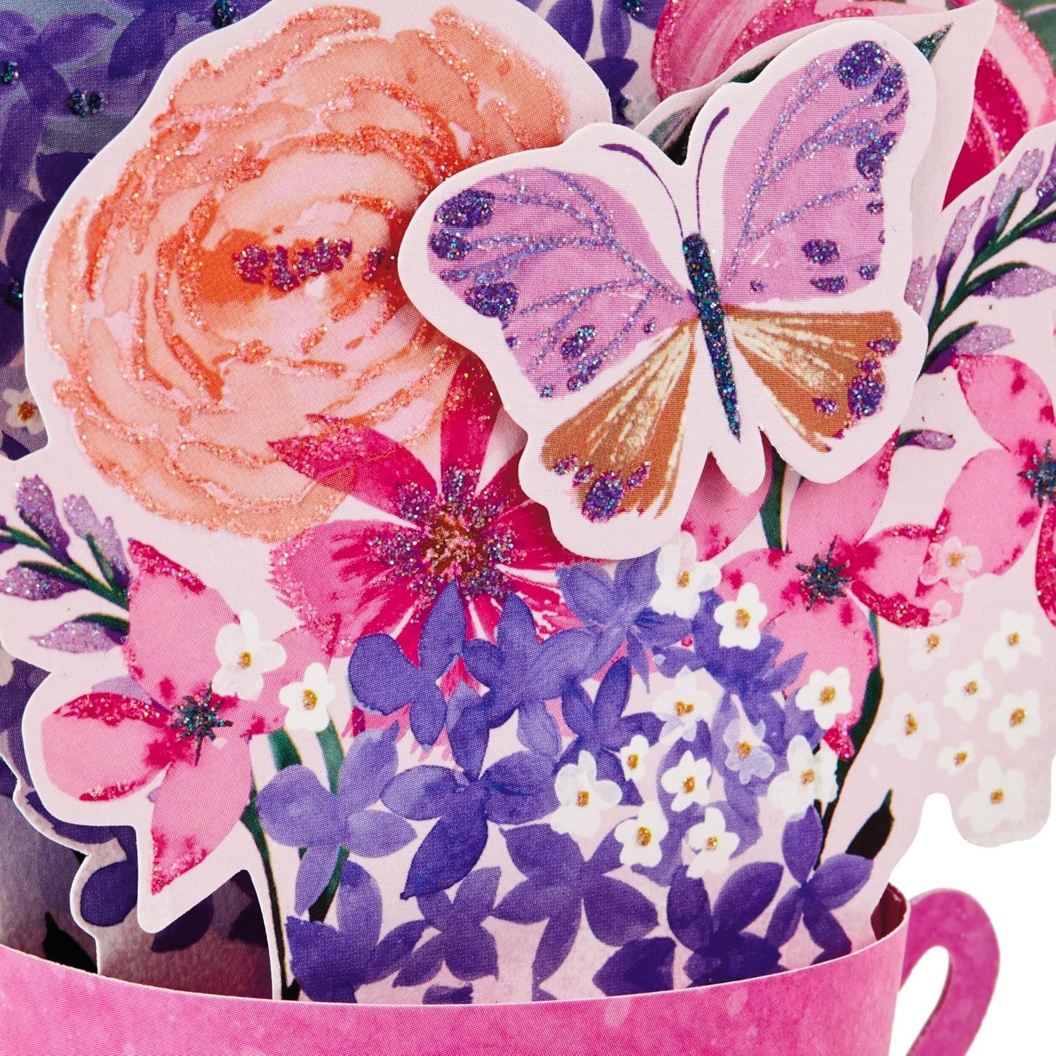 Elegant Floral Pop-Up Card for Mother’s Day – Beautiful Keepsake Gift