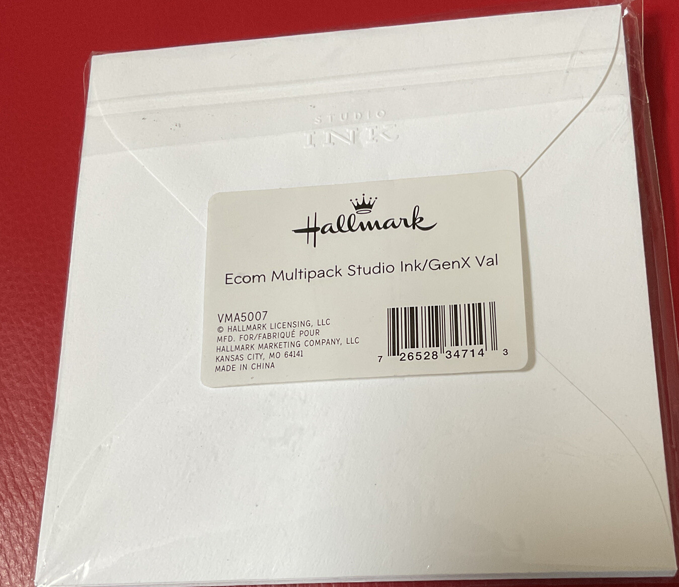 Hallmark Studio Ink Valentines Day Cards Assortment for Friends, Gen X 6 Cards