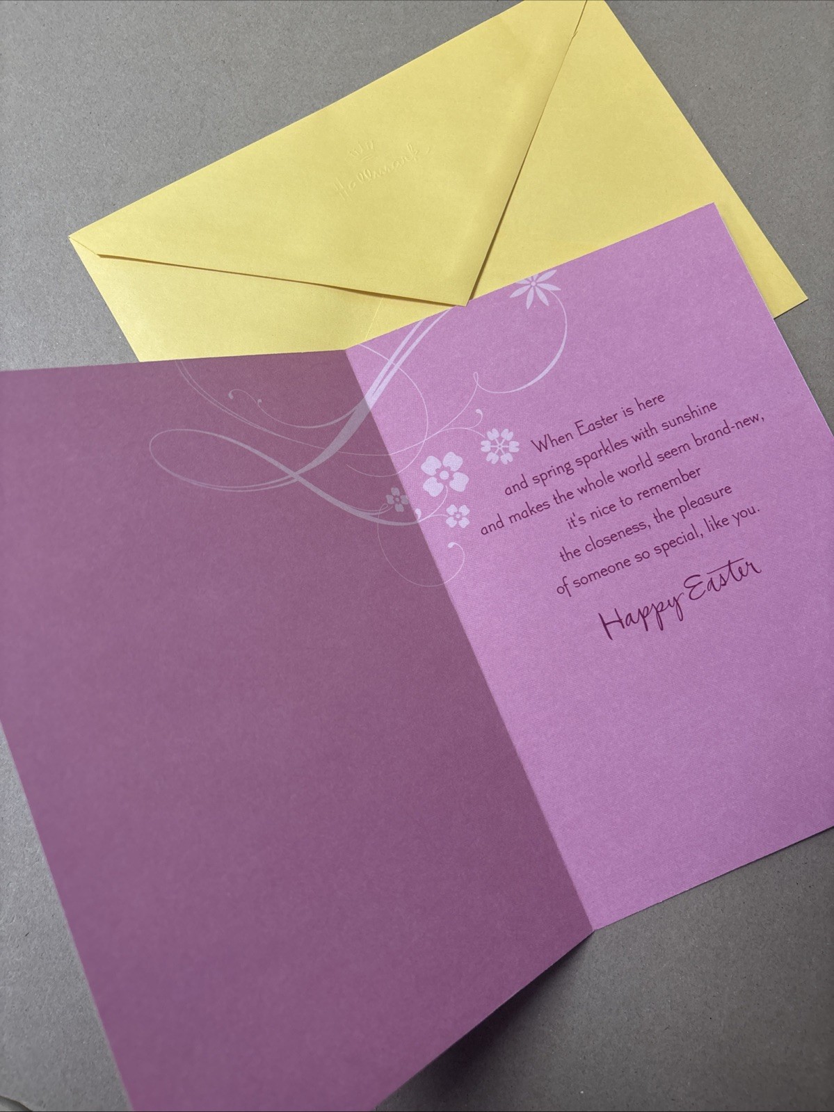Easter Thinking Of You At Easter Friend Family 5.5”x8” Hallmark Greeting Card