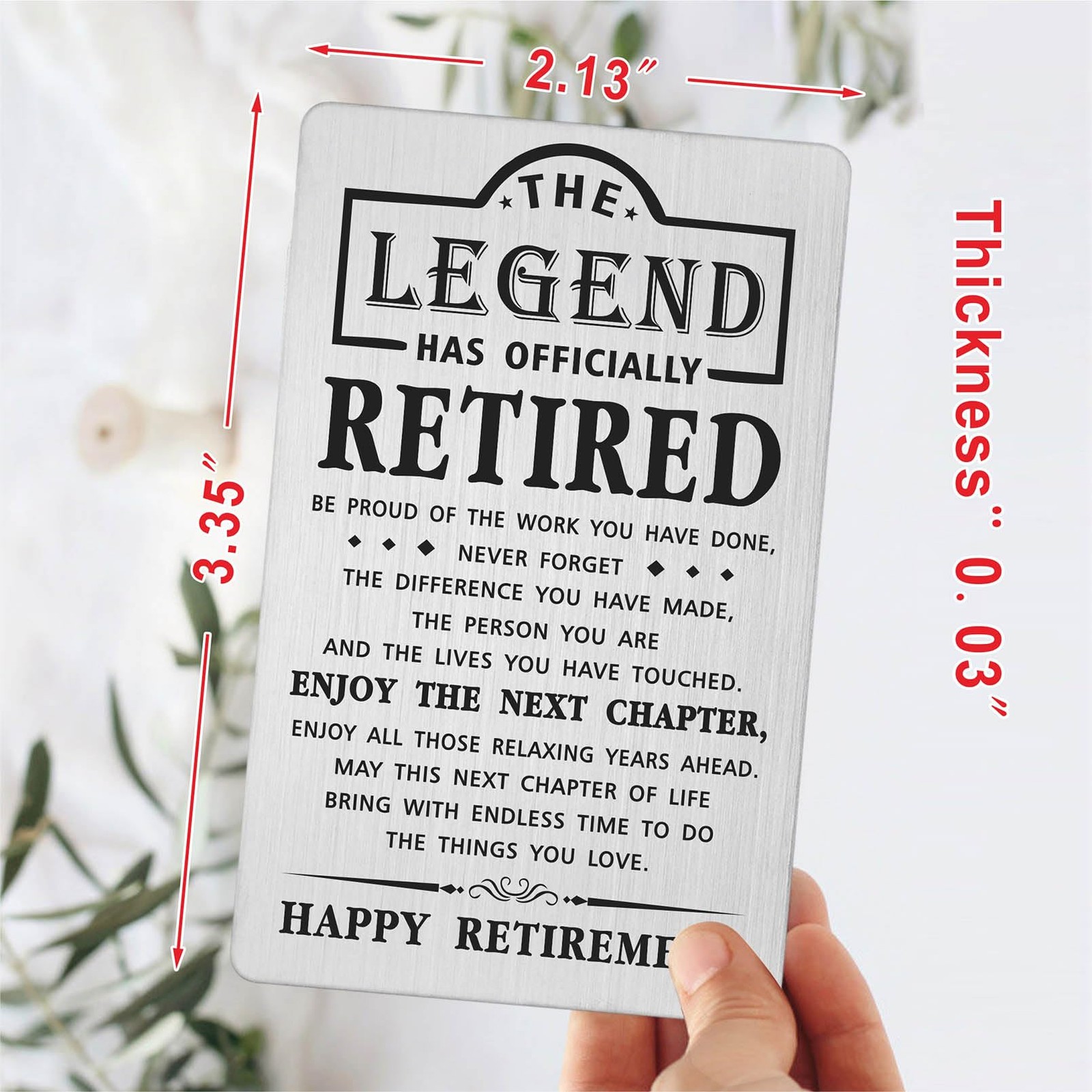 Happy Retirement Card – Retirement Gifts for Men Women – May You Enjoy the Ne…