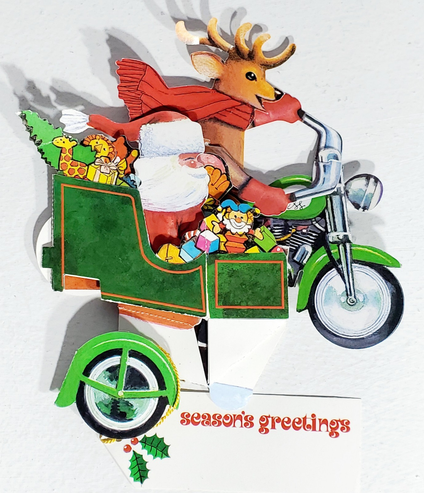 Graphic Inc 3D Greeting Card Lot of 7 Pop Up Cards Christmas, Racecar & more
