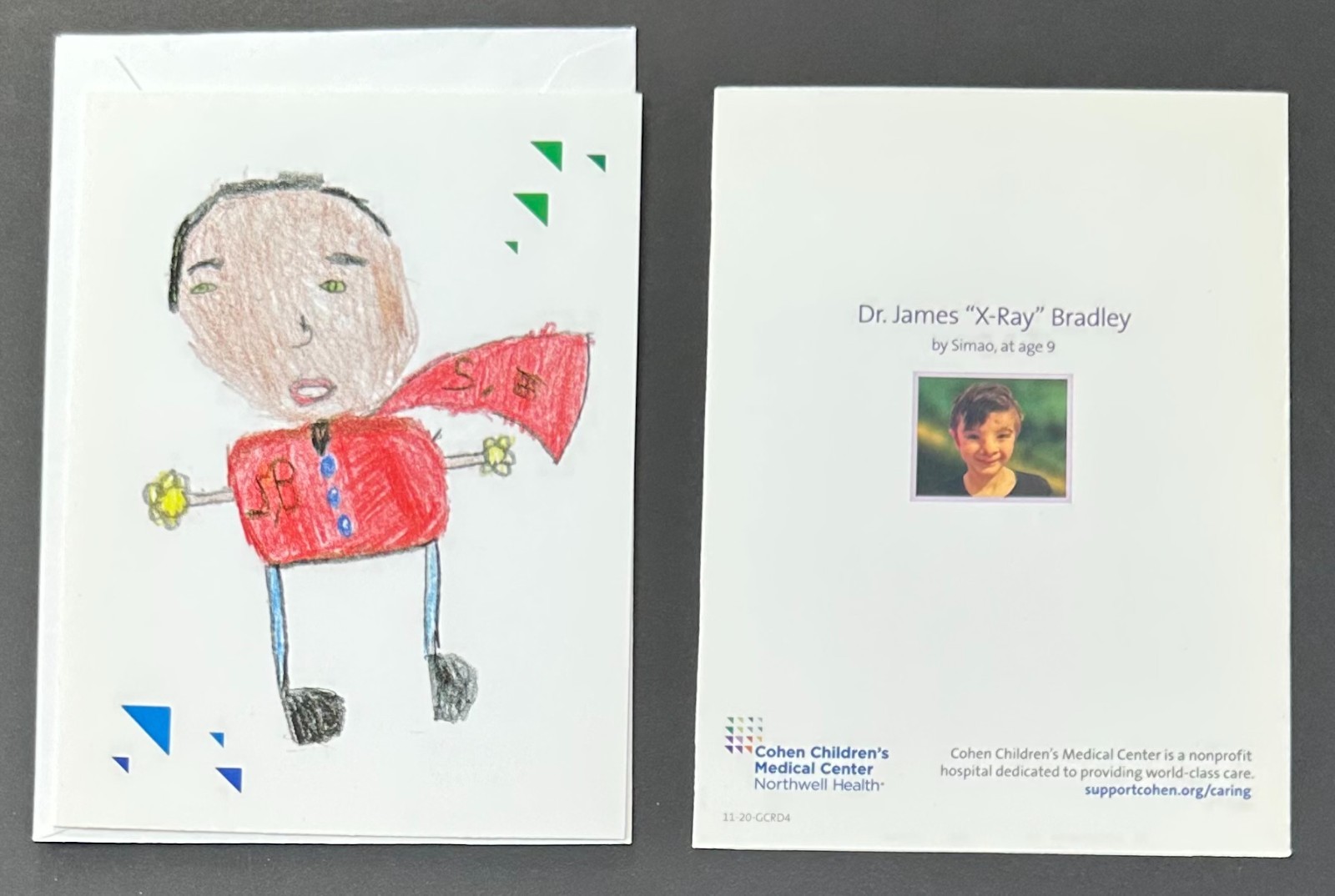 Cohen Children’s Medical Center Greeting Cards Designed By Kids – Super Broccoli