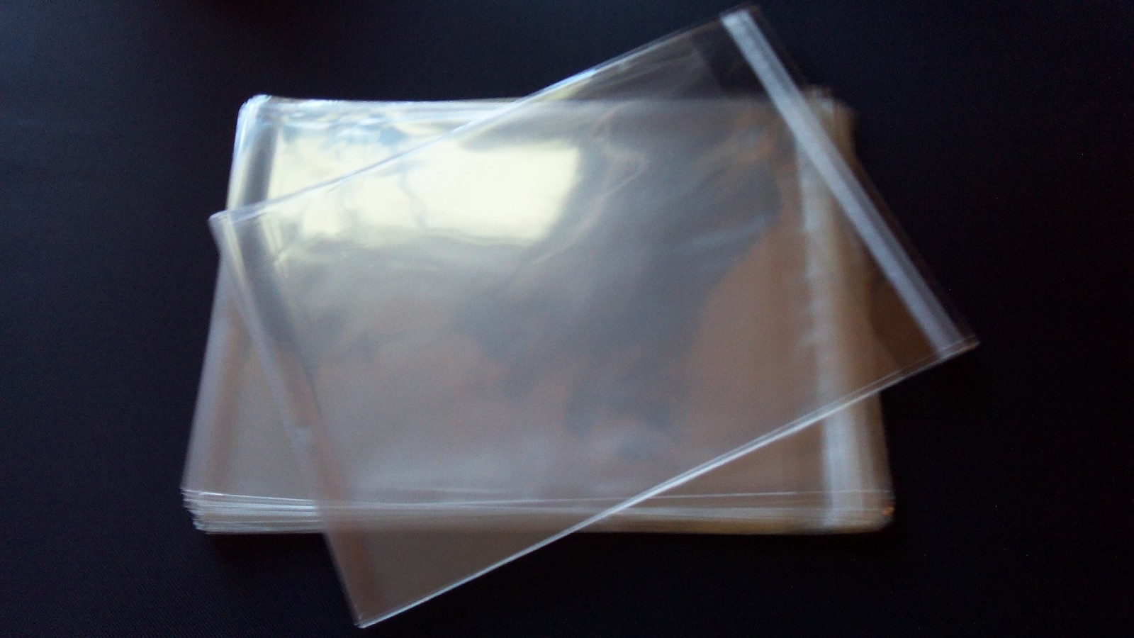 300 A2 4 3/8 x 5 3/4 Clear Cellophane Poly Envelopes Plastic Crystal Cello Bags