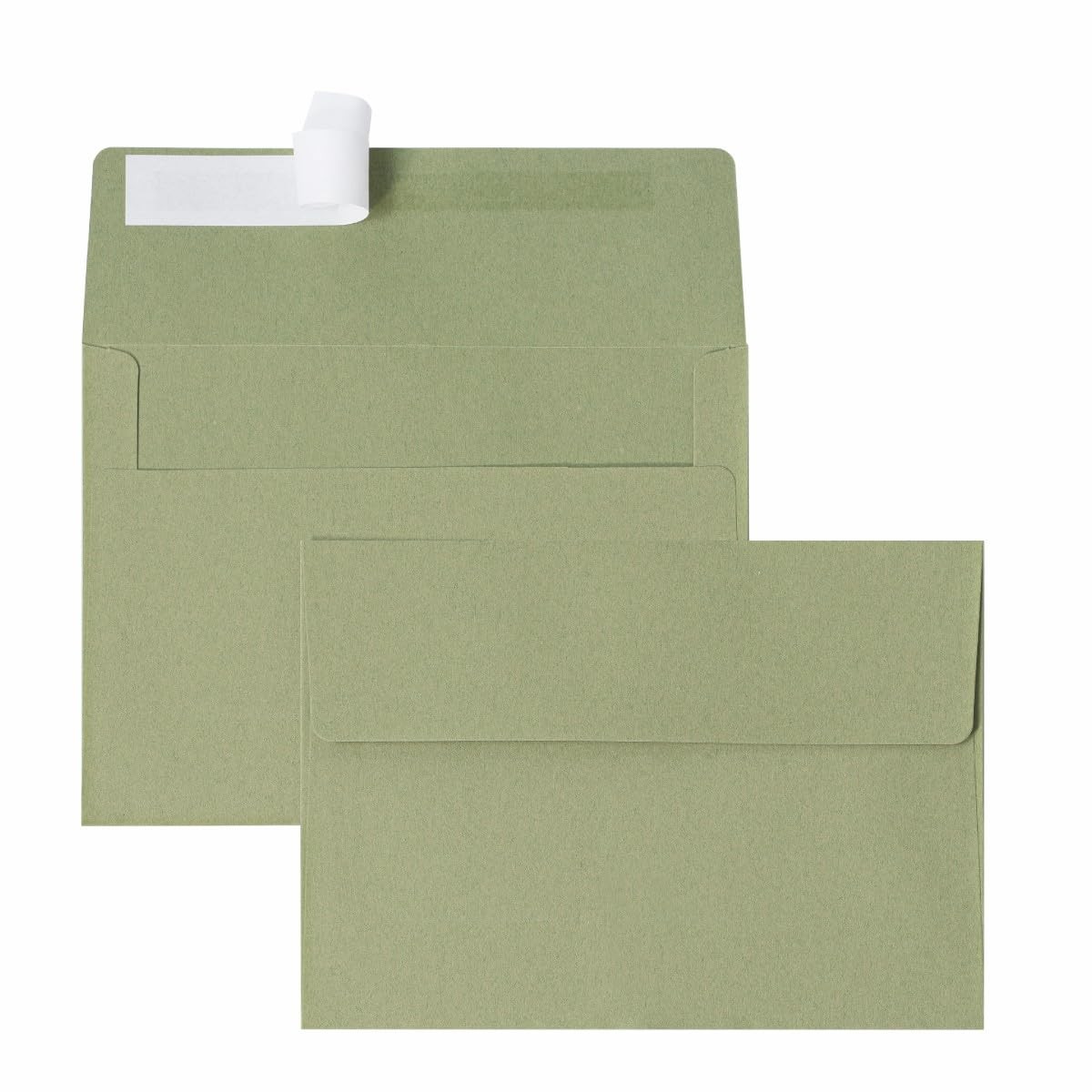 Printable A7 Envelopes 5.25×7.25, 50 Pack, Wedding Shower, Green