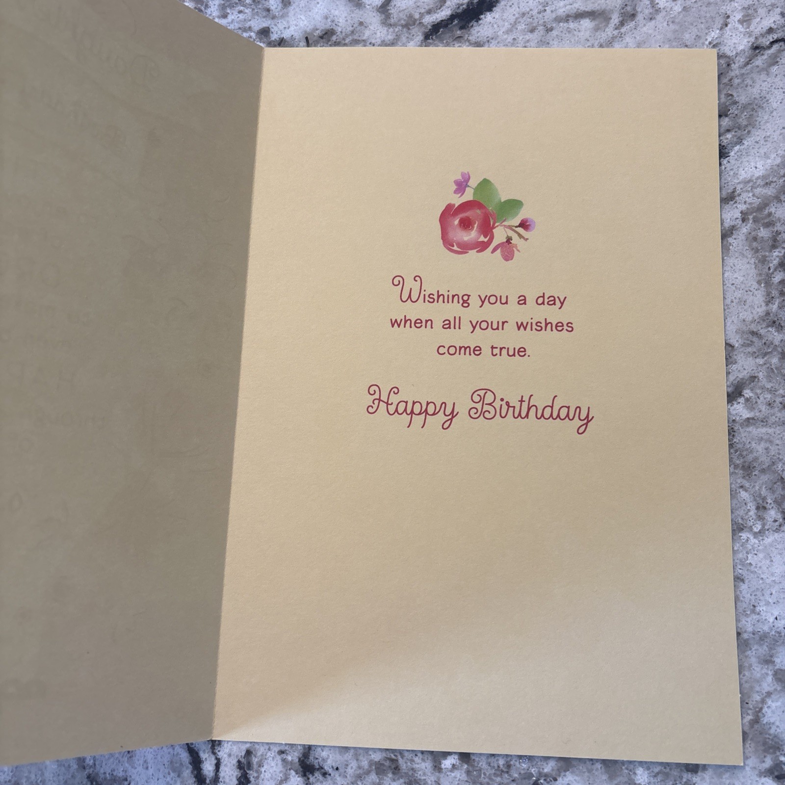Happy Birthday Daughter Wishes For You 5” X 7” Hallmark Heartline Greeting Card