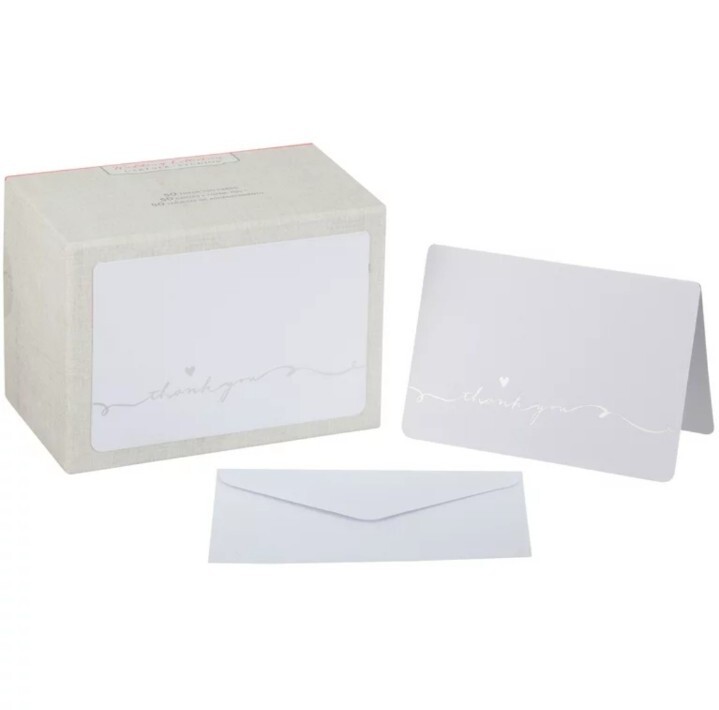 Gartner Studios Thank You Greeting Cards, with Envelopes 4.2″ x 5.7″ (50 Count)