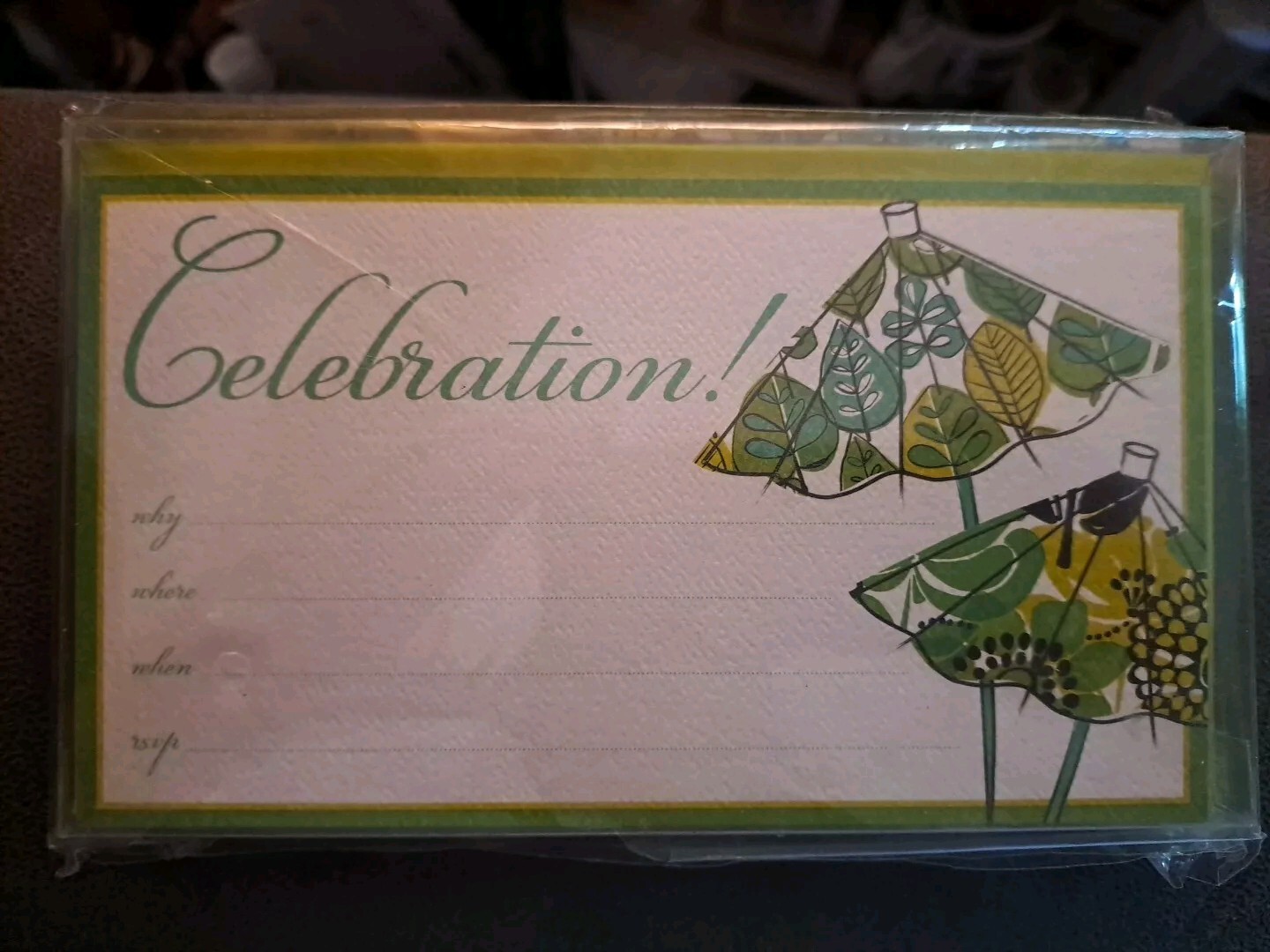 Vera Bradley Invitations Set 10 New Party Event