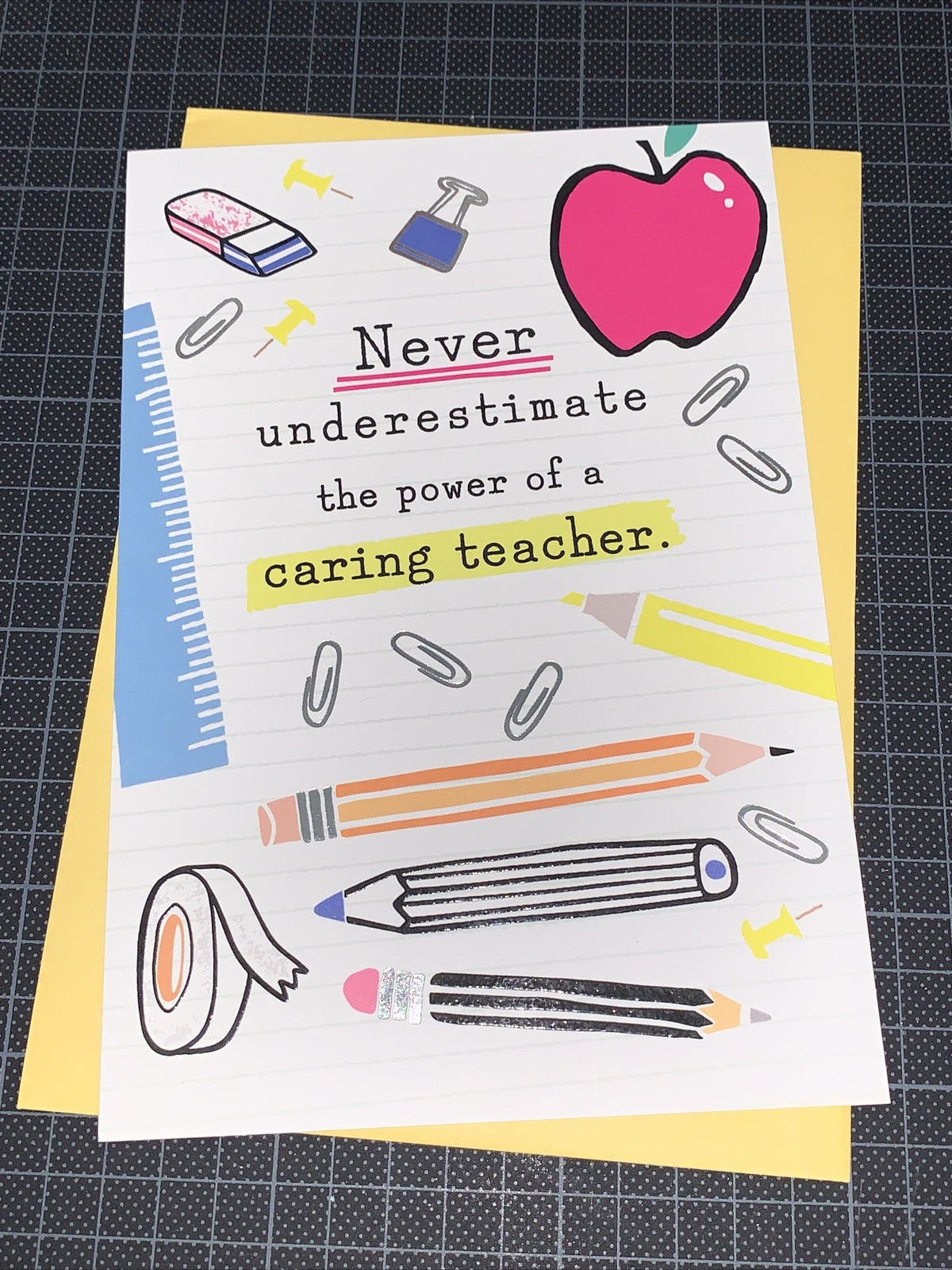 Hallmark Appreciation Card: Thank You For All You Do Caring Teacher/Coach/Mentor