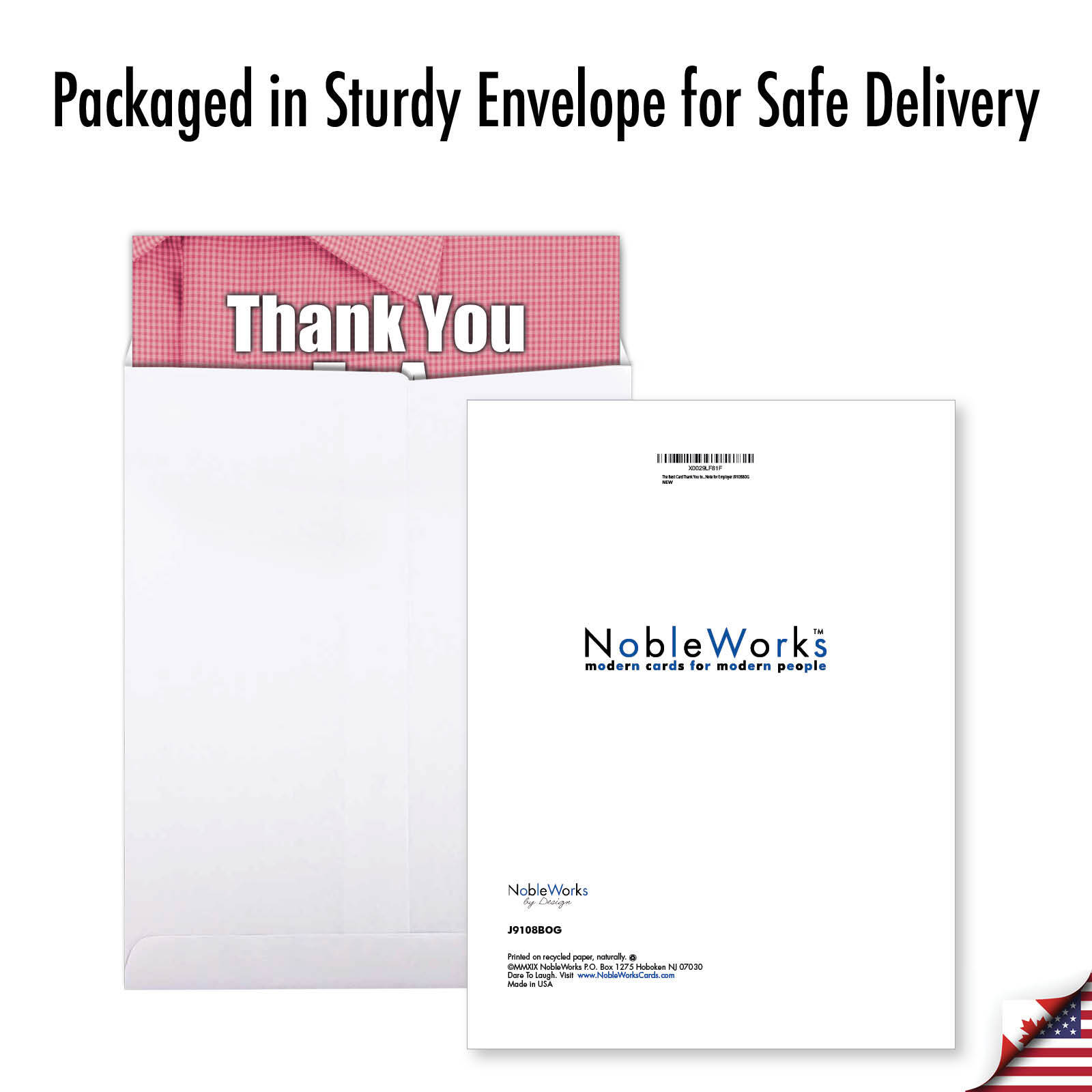 1 Big Boss’s Day Greeting Card (8.5″ x 11″) – Thank You to a Great Boss – Jumbo