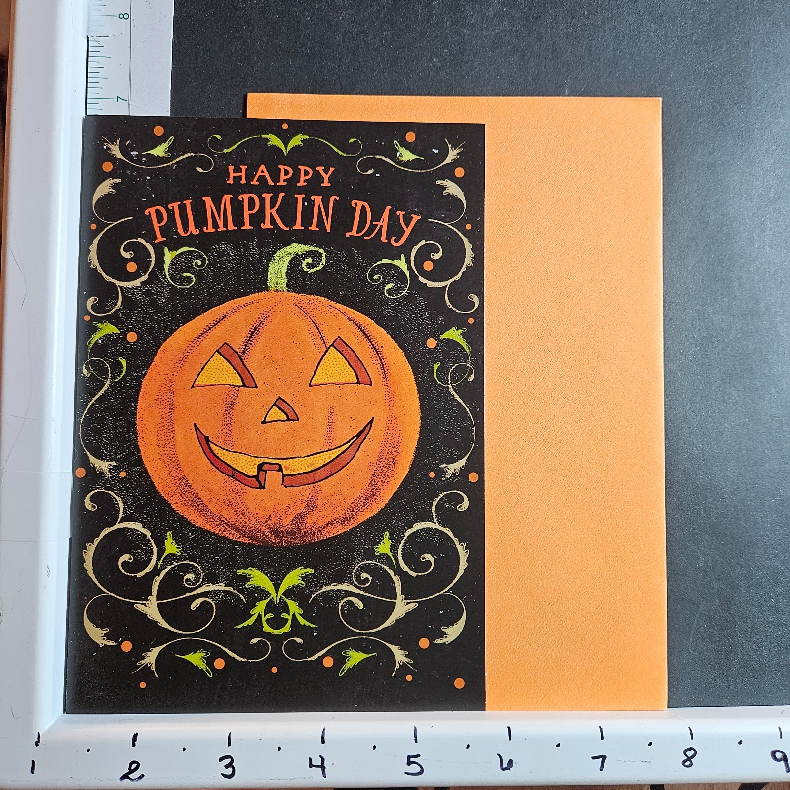 HAPPY PUMPKIN DAY Halloween Greeting Card 6.5″ x 4.5″