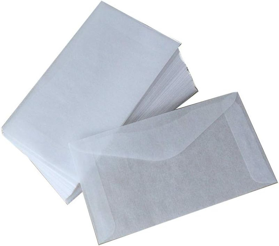 100 Pack of 2.5 X 4.25 in Glassine Envelopes Perfect for Mini Lotto Lottery Tick