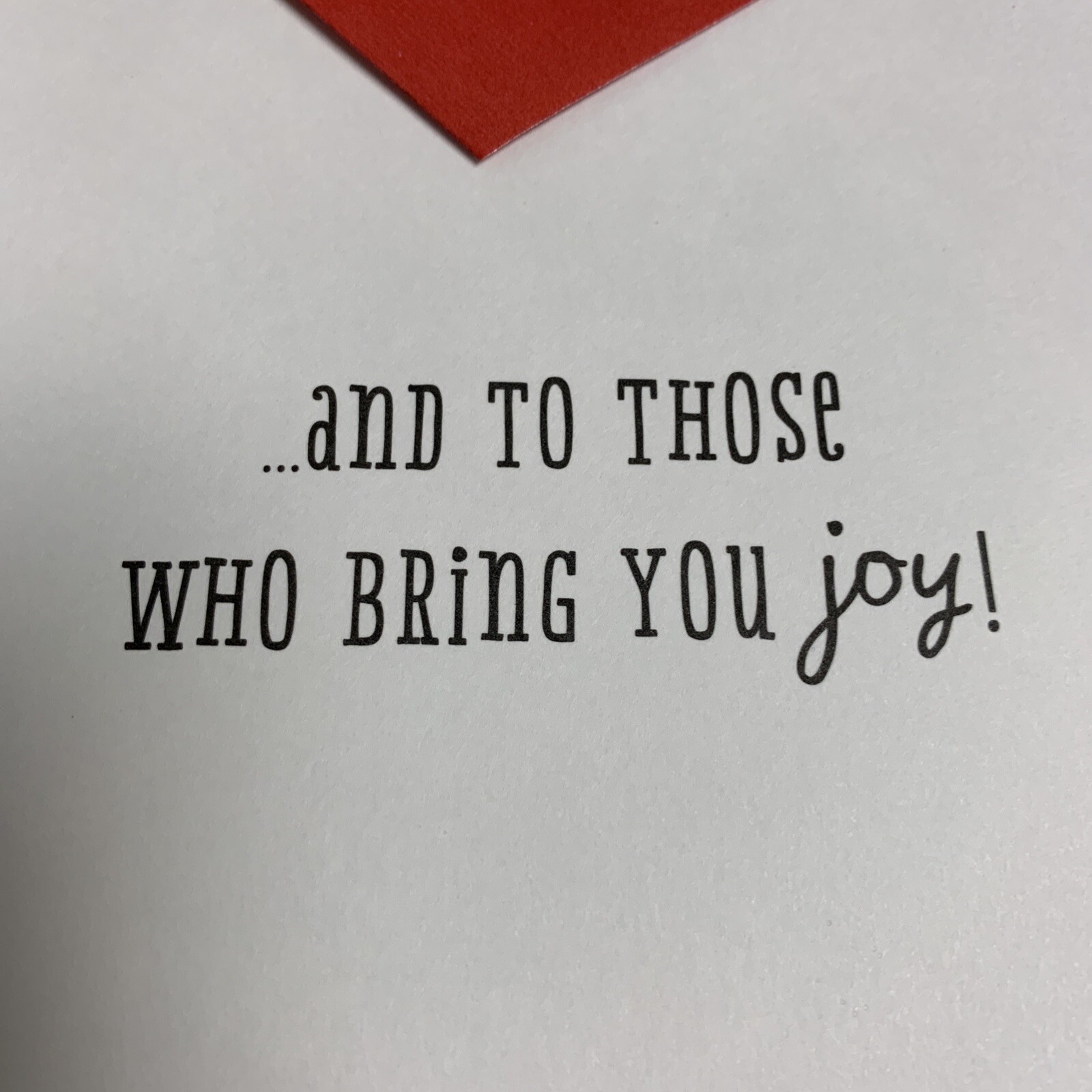 Merry Christmas To You Bring You Joy Snowman 5”x7” Hallmark Greeting Card