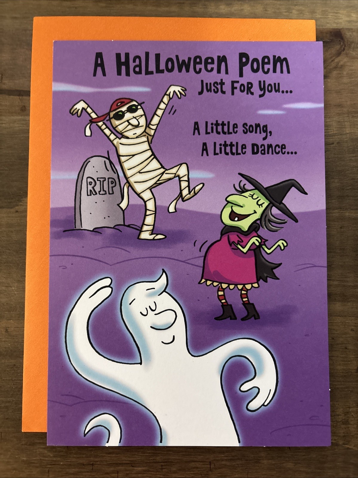 Hallmark Happy Halloween Greeting Card “A Halloween Poem Just For You”