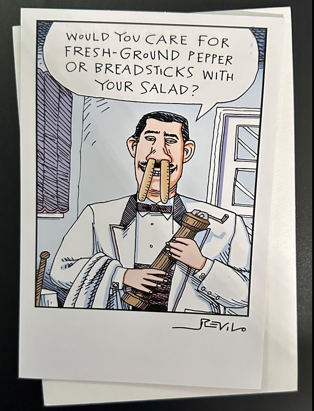 ** HAPPY ANNIVERSARY GREETING CARD ** ADULT NOVELTY /HUMOR/ ANNIVERSARY DINNER