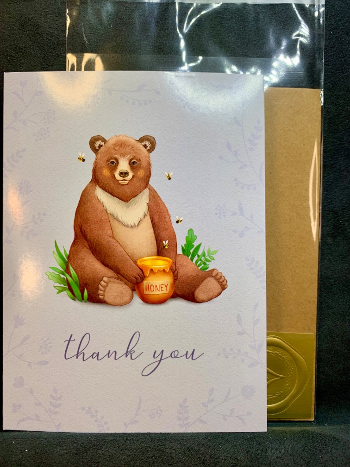 Thank You Card Sweet Bear I Appreciate You