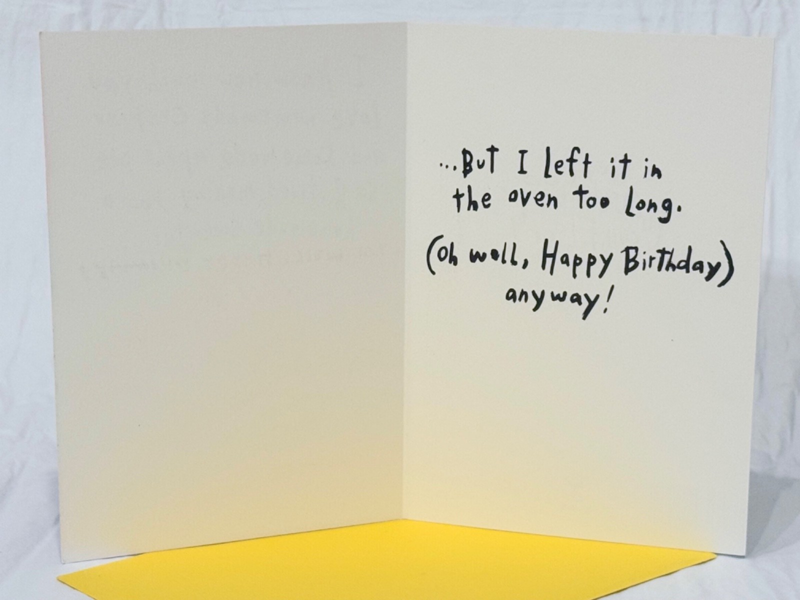Vintage 9th Floor “I Know How Much You Love Homemade….” Birthday Greeting Card