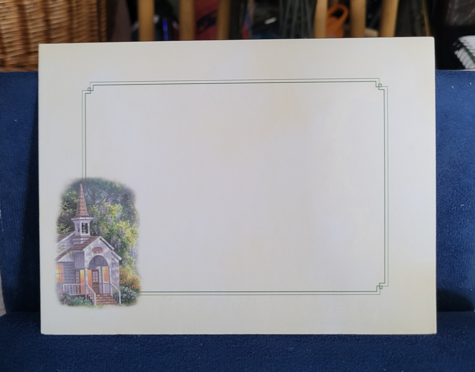 His Delight Greetings Happy Easter! Religious Card W/ Bible Verse & Envelope