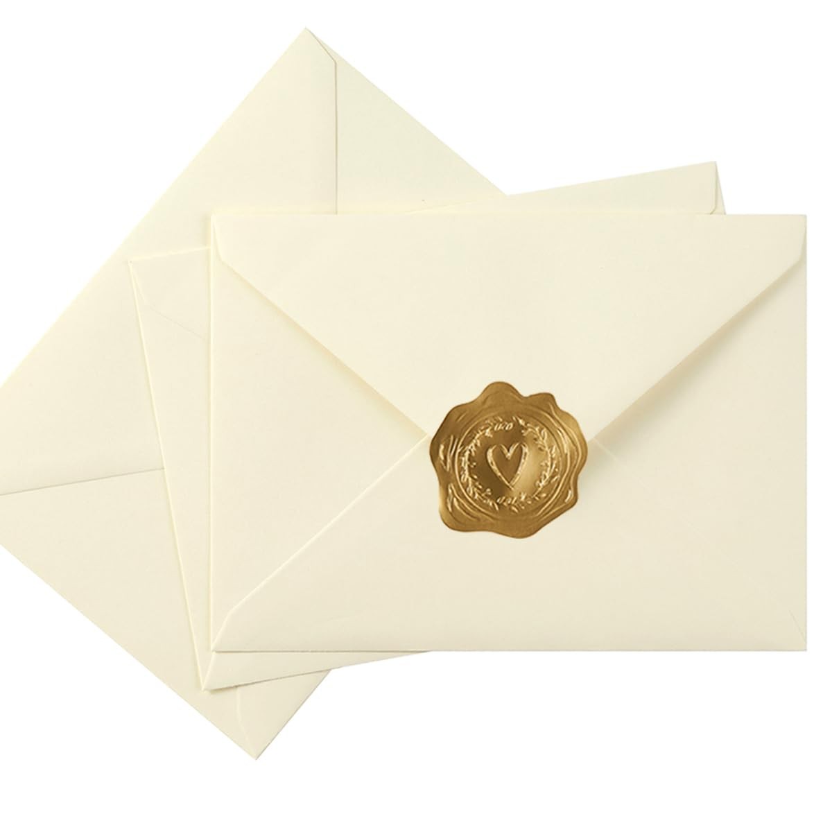 50 PCS A6 Cream Envelopes 61/2×43/4 Inch 4×6 Invitation Greeting Card