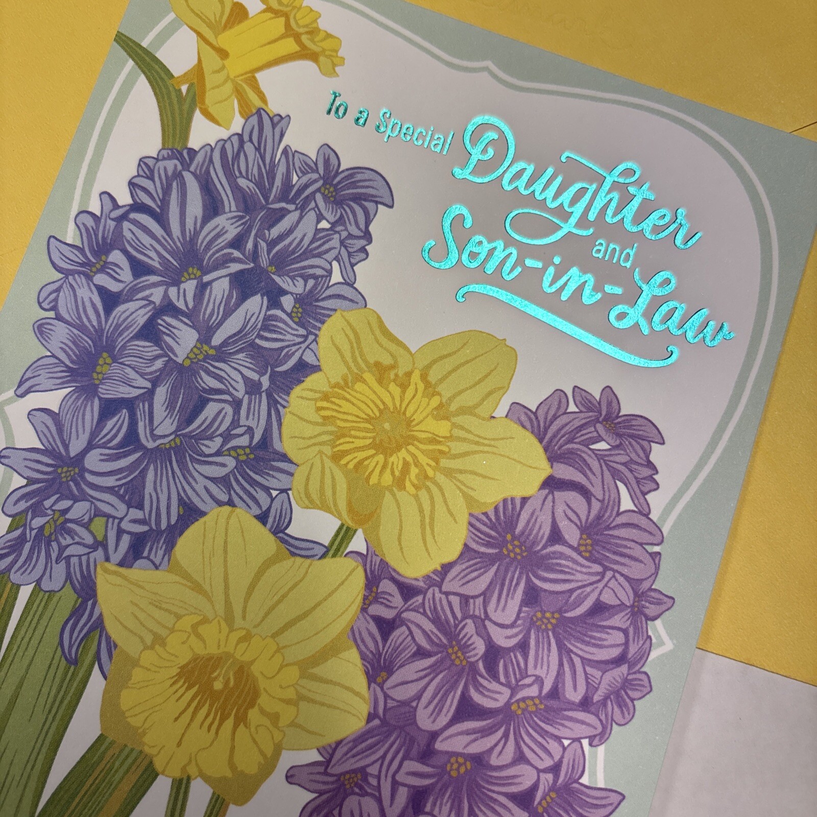 Happy Easter 🐣 Daughter And Son In Law With Love 5”x7” Hallmark Greeting Card