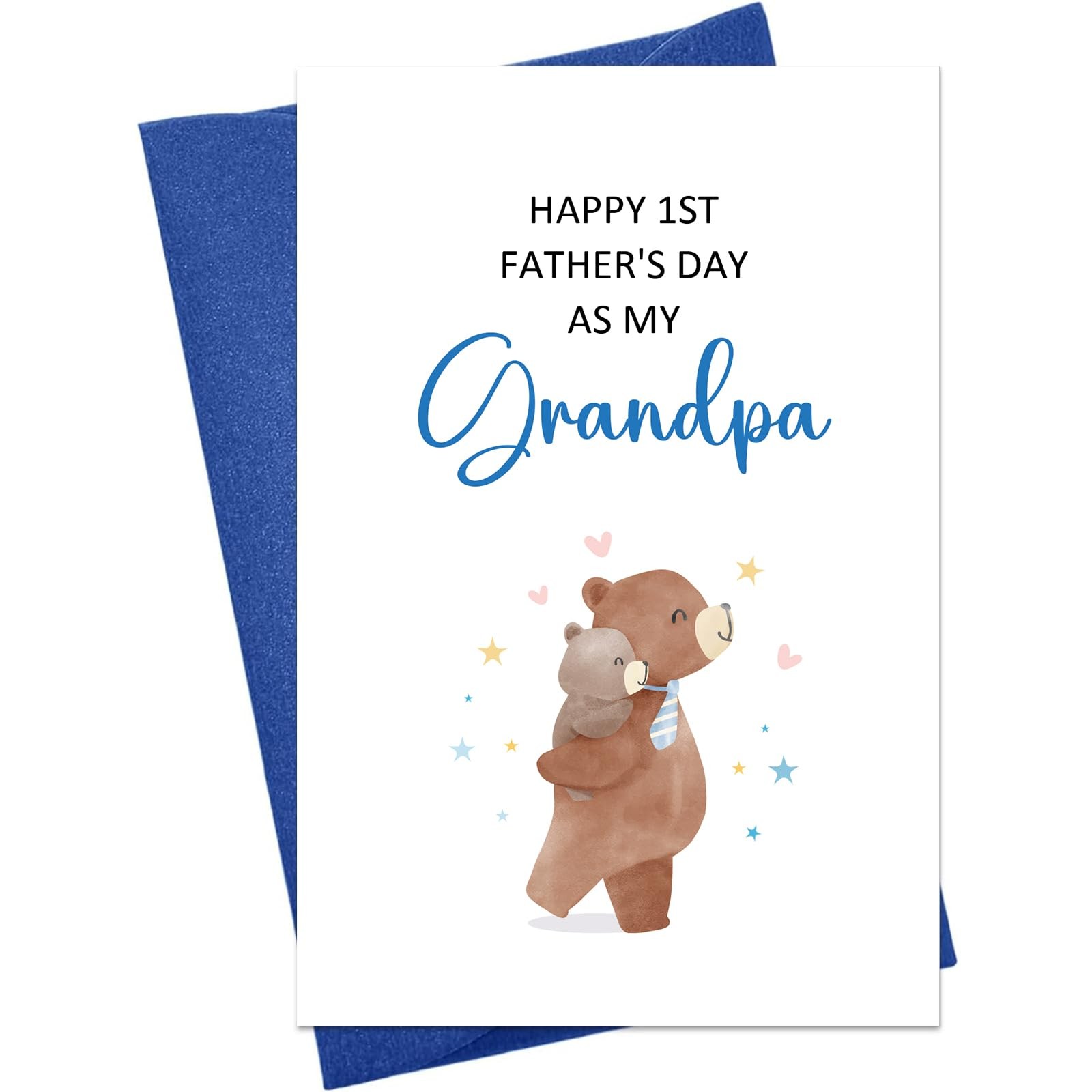 Father’s Day for Grandpa Funny Grandpa Fathers Day Card from Baby Boy Girl Grand