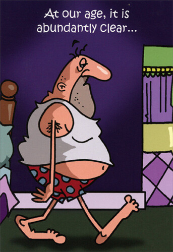 Abundantly Clear – Nobleworks Funny Birthday Card – Greeting Card by Nobleworks
