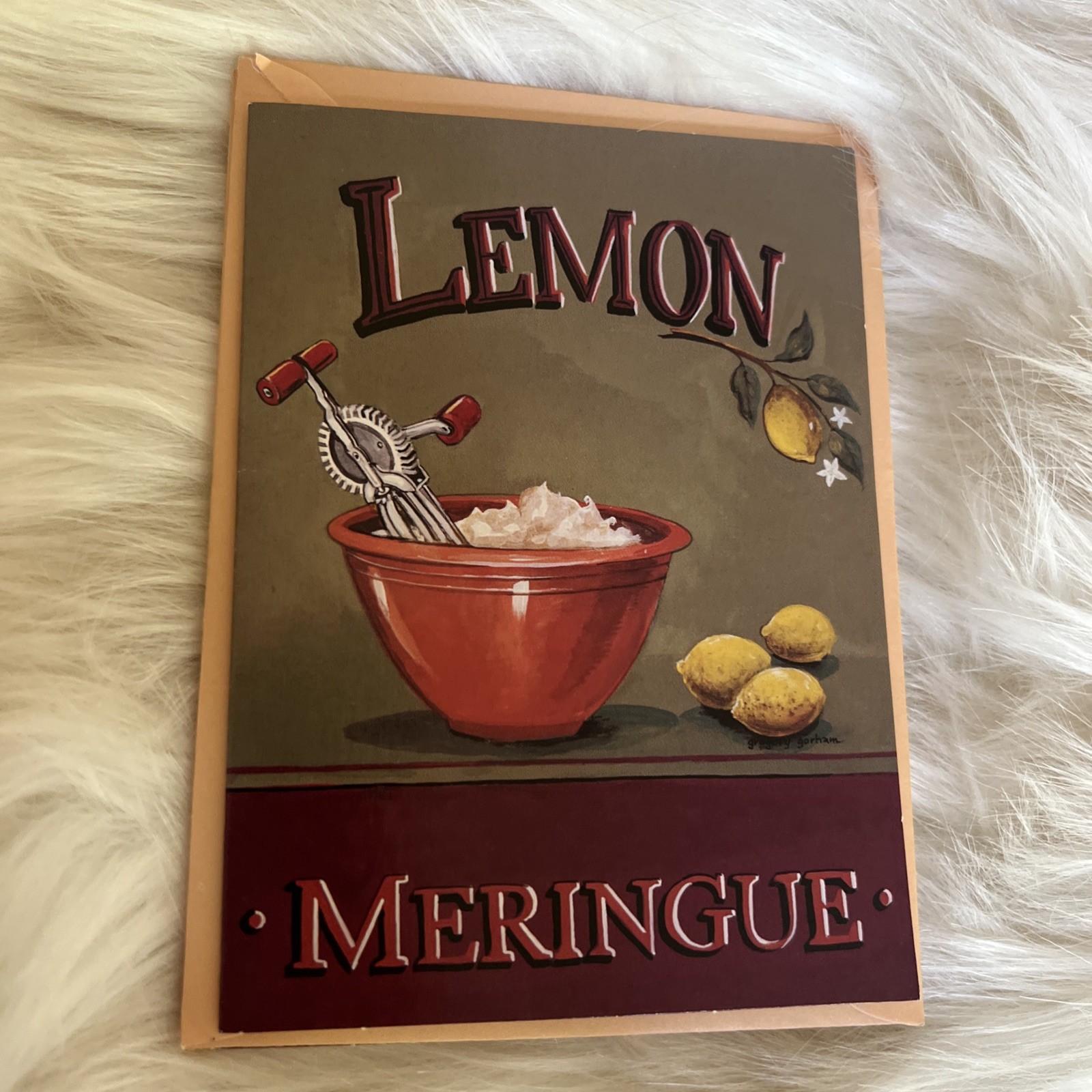 VTG Mixed Stationery Ephemera: Greeting Cards, Fruit Labels & Teacup Ornament