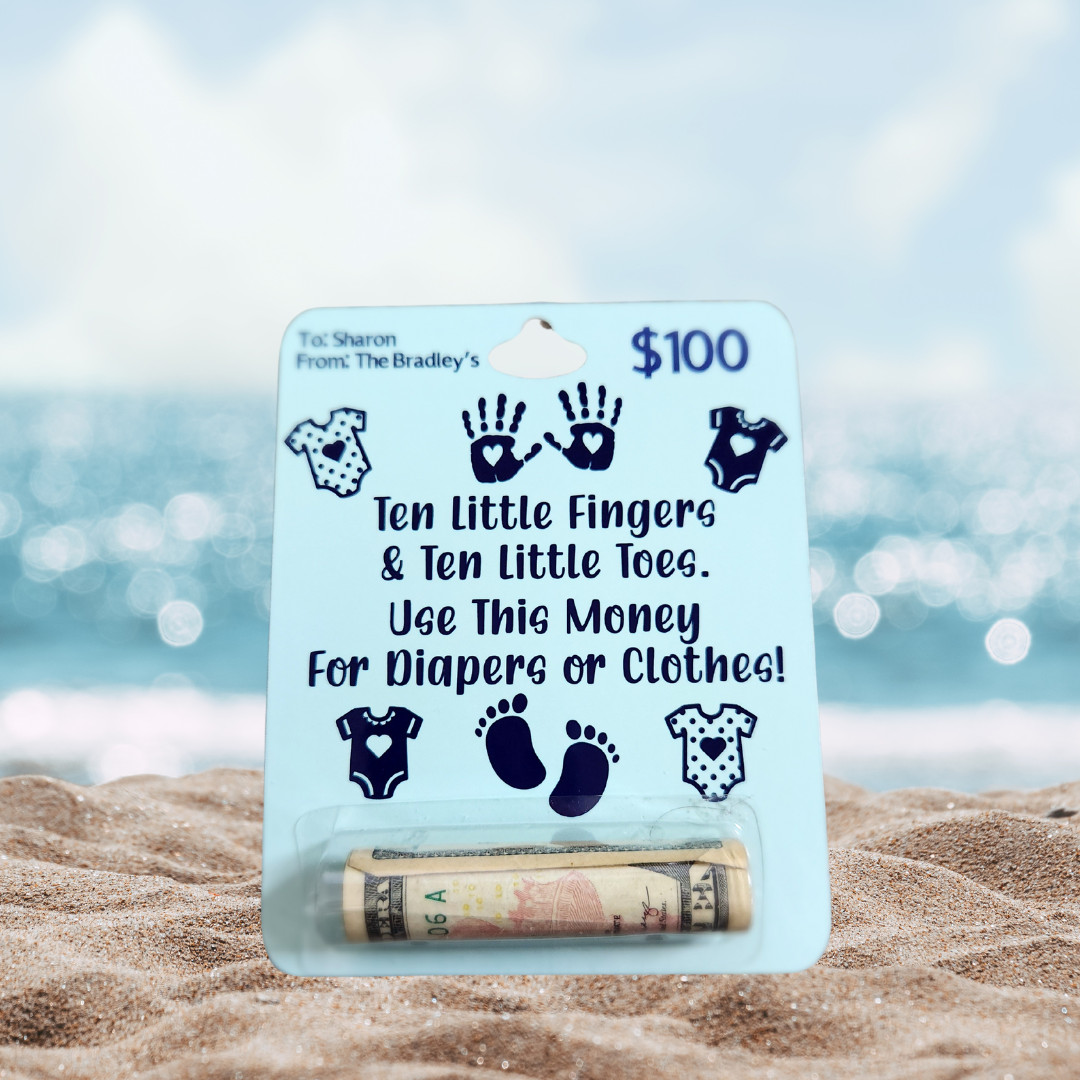 Baby Shower Money Card, Baby Shower Gift, Unique New Mom Gift, New Dad Gift