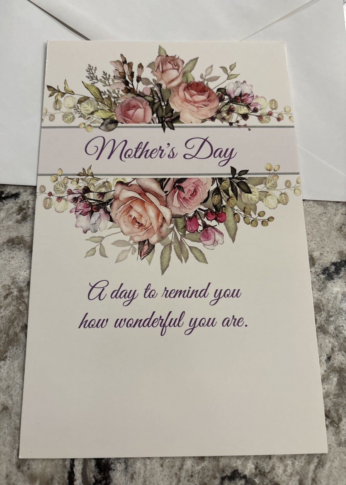Happy Mother’s Day ❤️ Loved Appreciated 5”x7.75″ Stockwell Greeting Card
