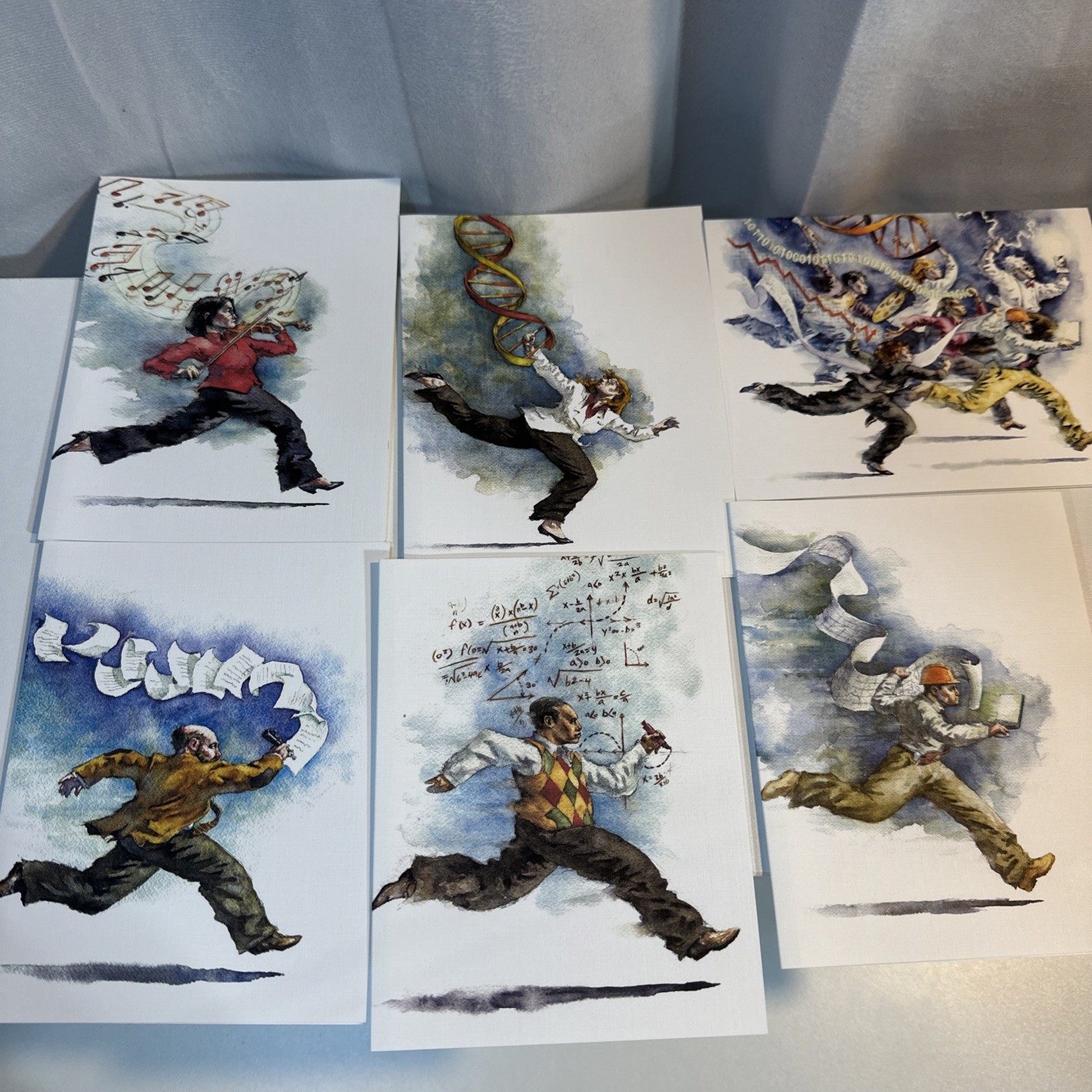 Set Of 6 Cards And Envelopes The Campaign For Virginia Tech “Invent The Future”
