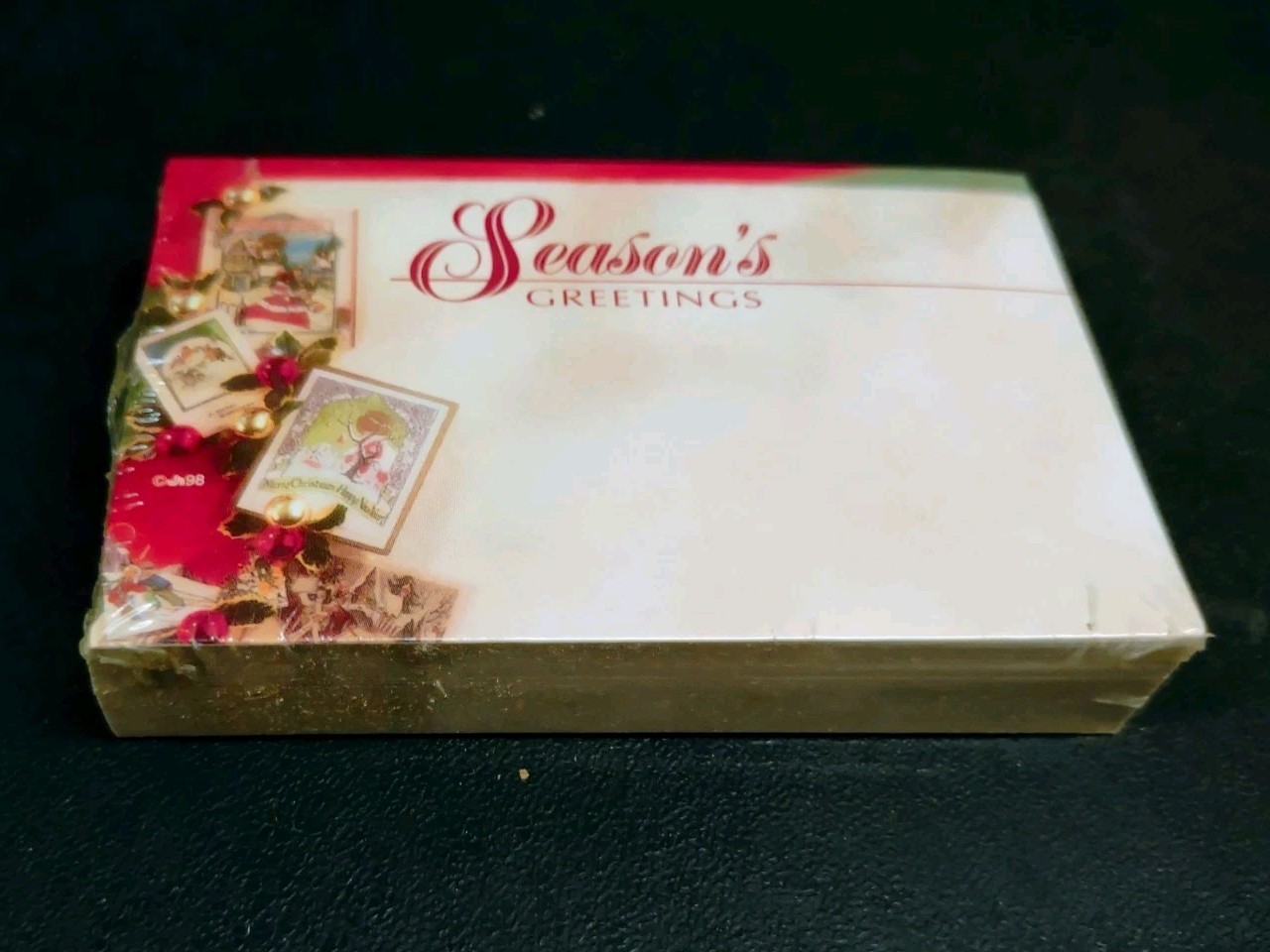 50 Floral Enclosure Cards, “Season’s Greetings” Christmas Card, Bulletin Board