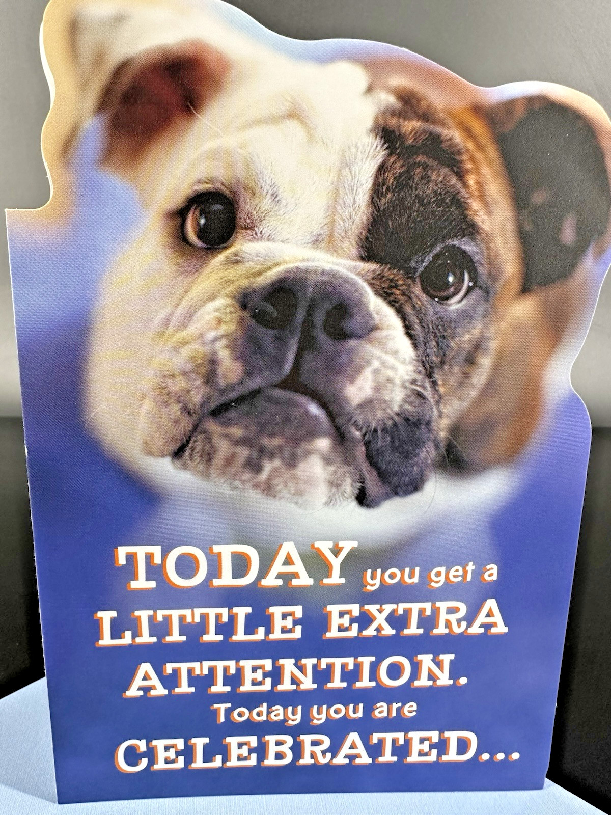 VTG Father’s Day Card For THE MULTITASKER DAD 7″x4″ funny sentimental greet DOG