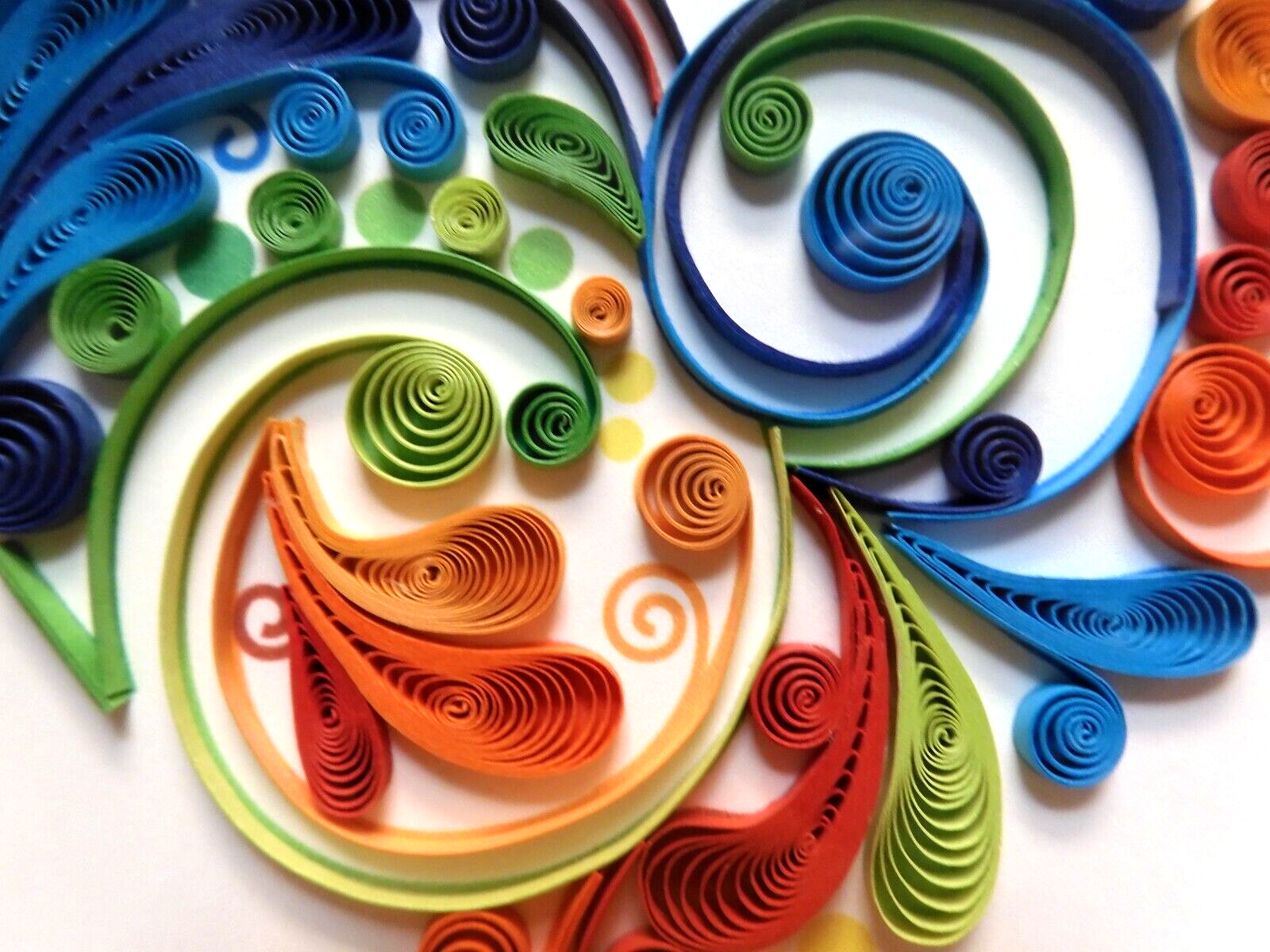 1 Niquea.D Card Quilling Happy Anniversary Quilling Colorful Heart My World