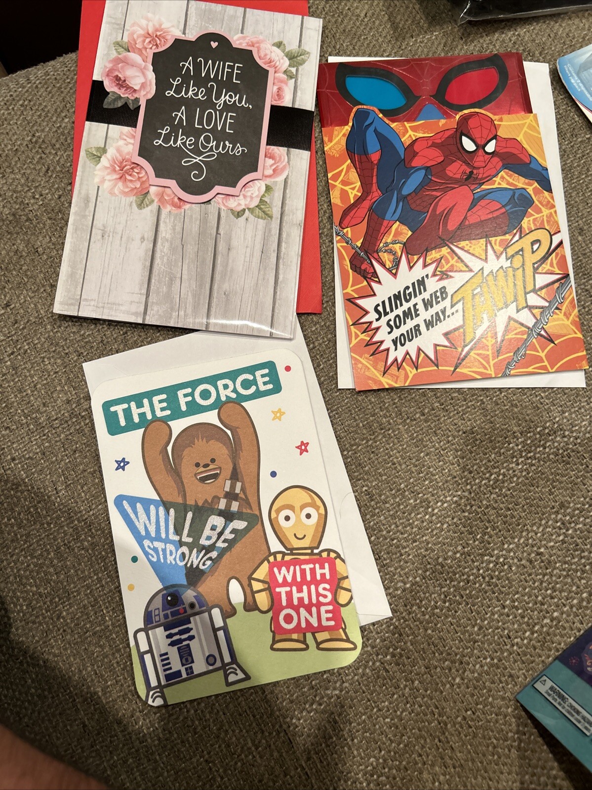 American greetings Cars For Wife Retail Price 7.29 Plus Two Kids Cards
