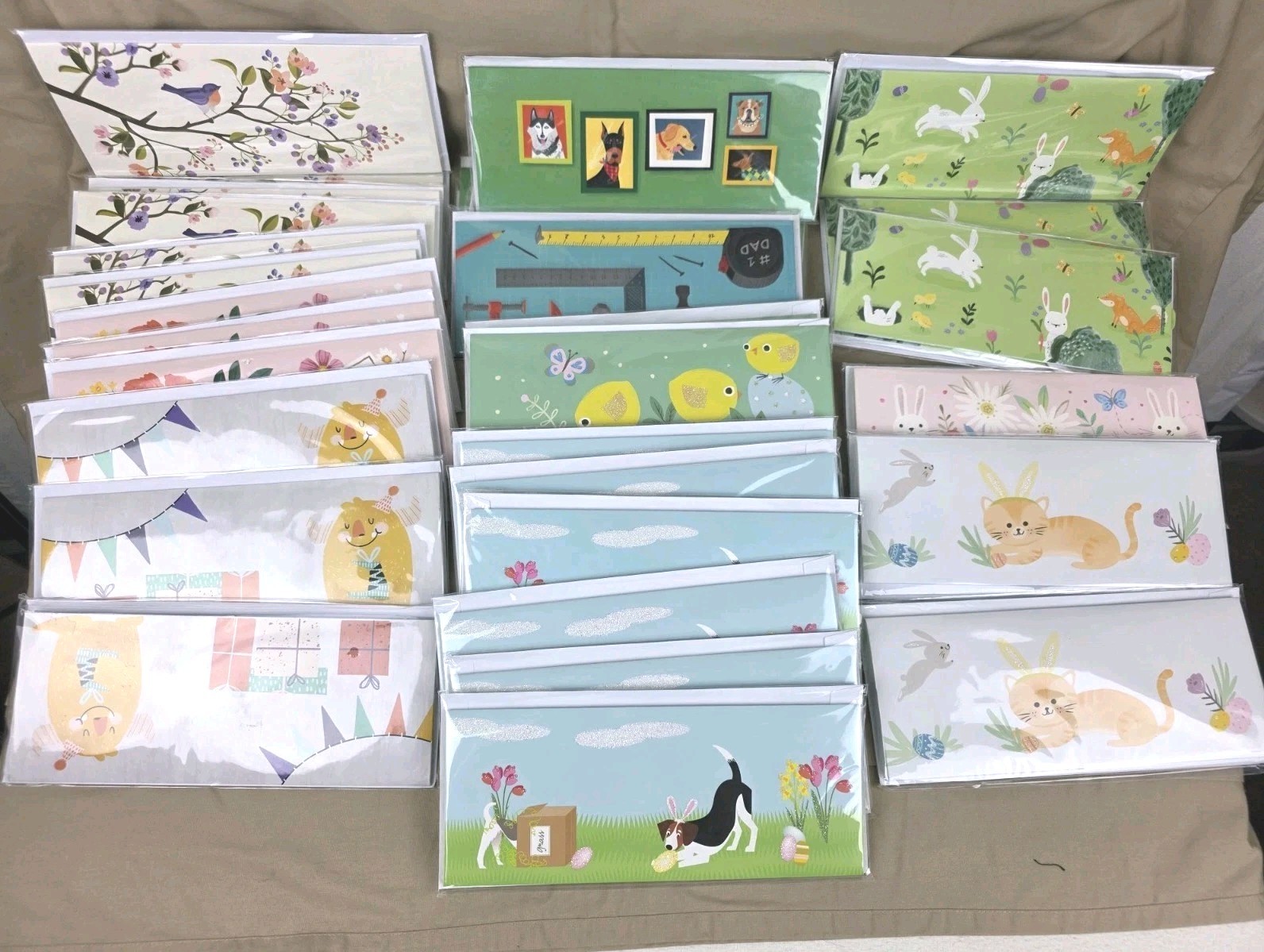 Panoramic Pop Up Cards Lot 30 Mothers/Fathers/Birthdays/Easter Day $10 Retail EA
