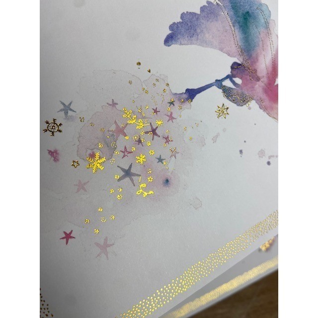 Angel Watercolor Christmas Cards Gold Foil Boxed Set 16ct Peter Pauper Press