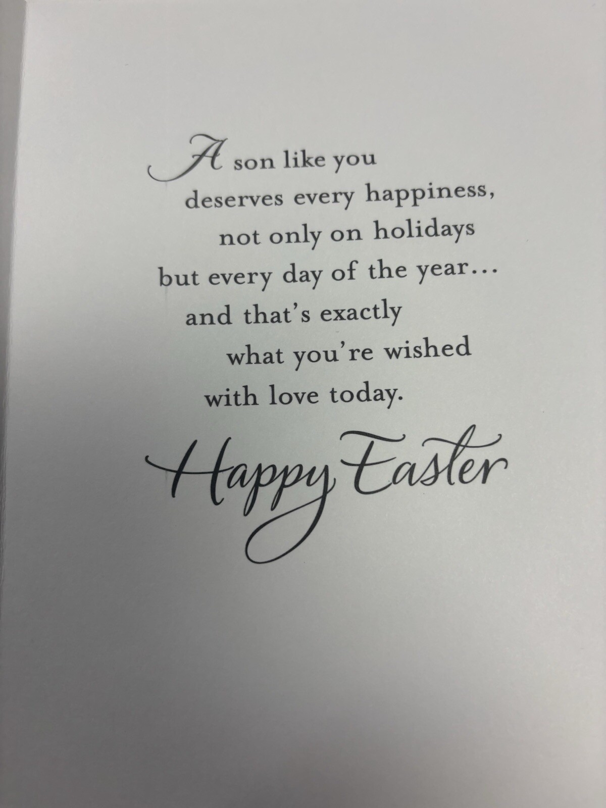Happy Easter 🐣 SON You Are A Good Man 5”x7” Hallmark Greeting Card